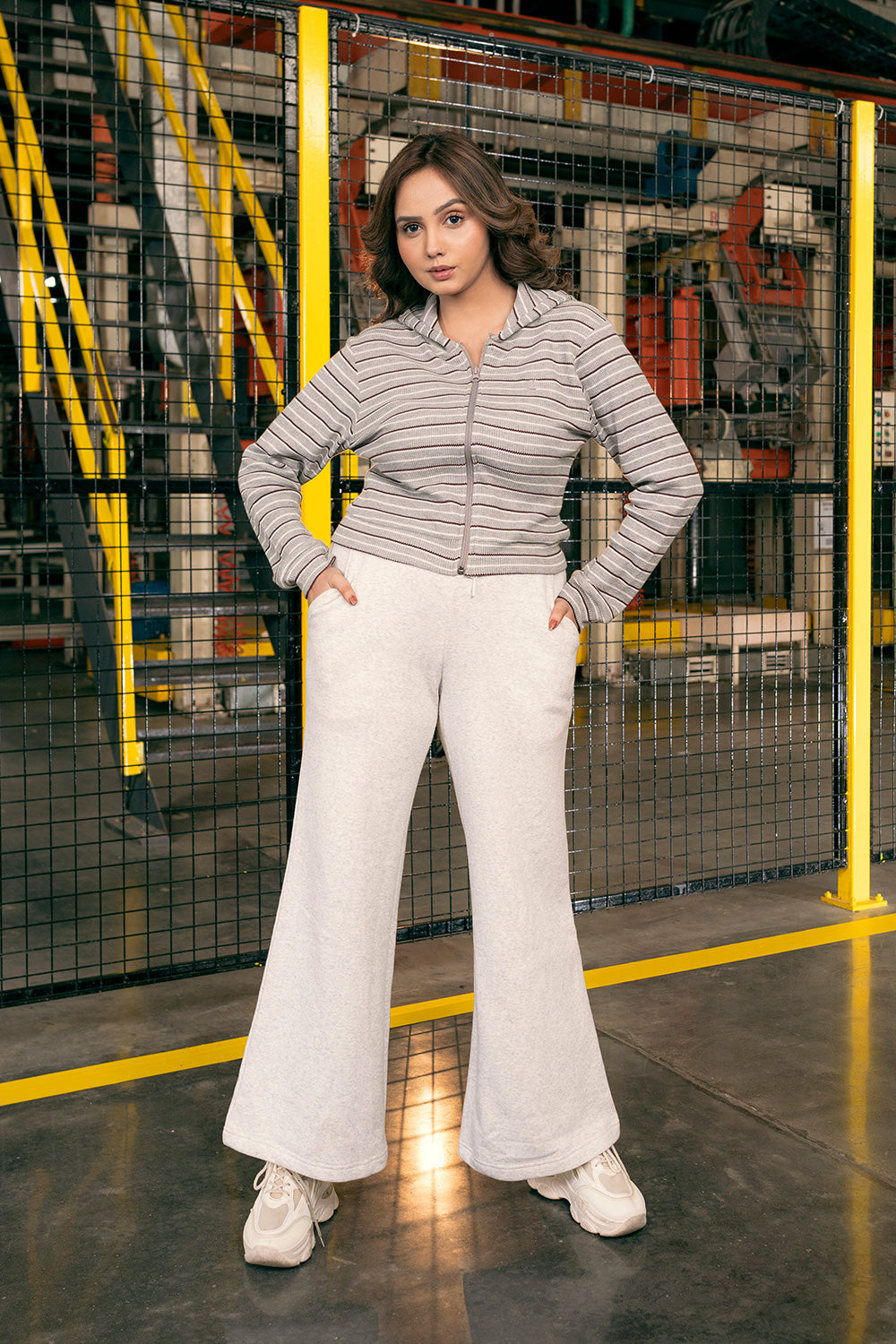 Zalmi Waffle Zip Hoodie