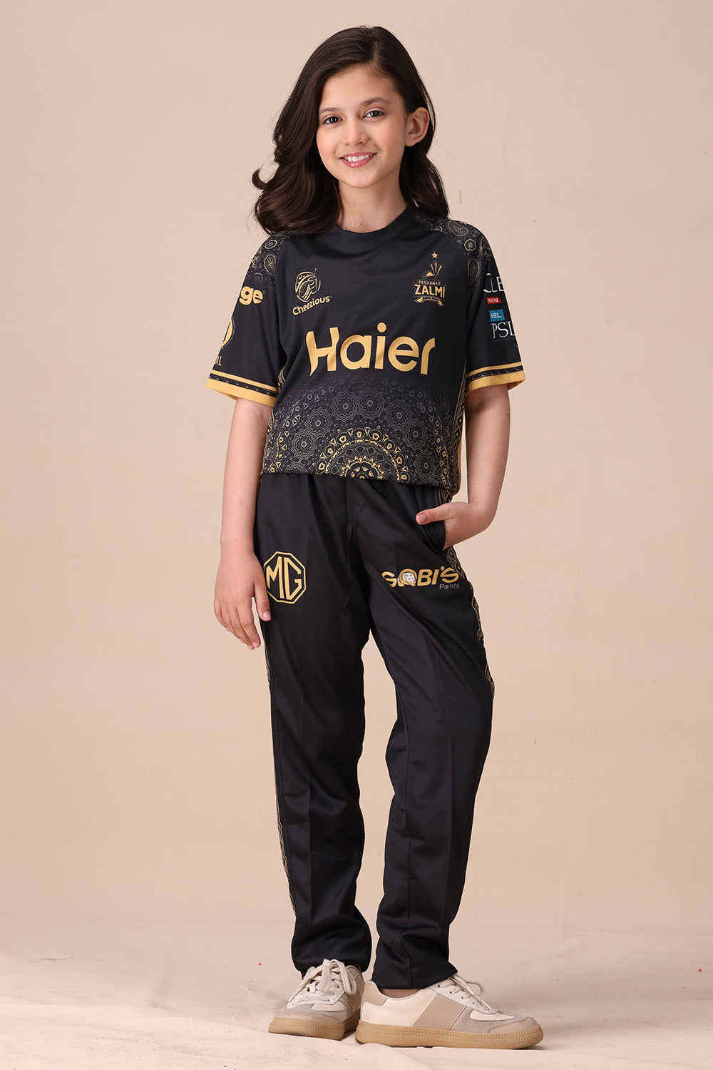 Peshawar Zalmi Official PSL X Away Kit - Junior