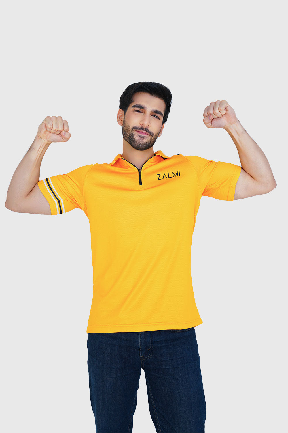 ZALMI Premium Polo Shirt Yellow - Stylish & Comfortable Choice