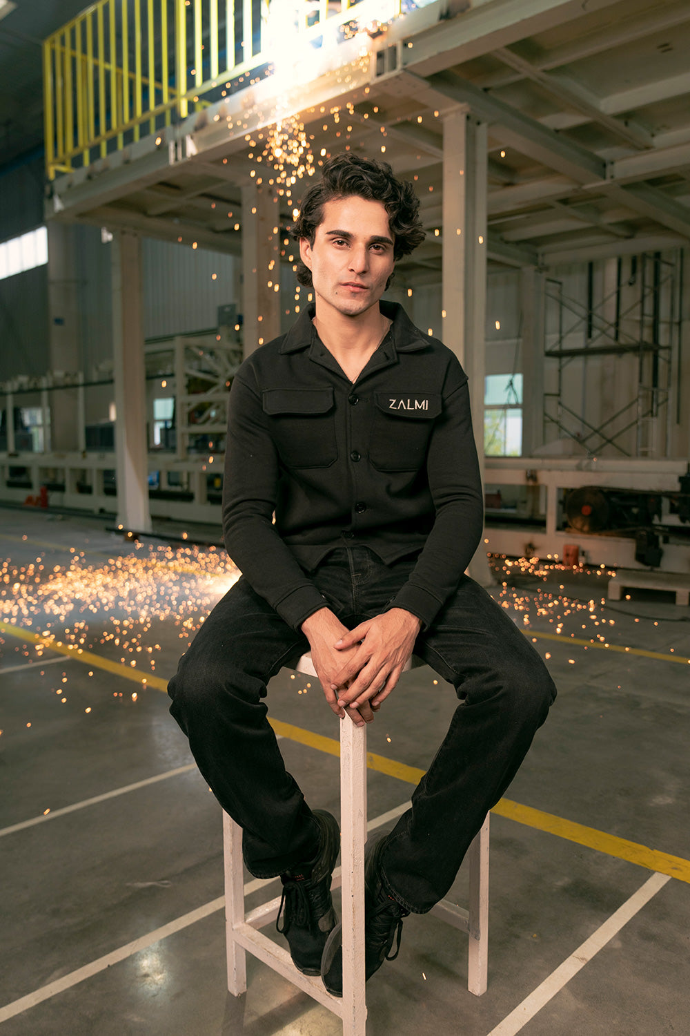 Zalmi Button Up Straight Jacket