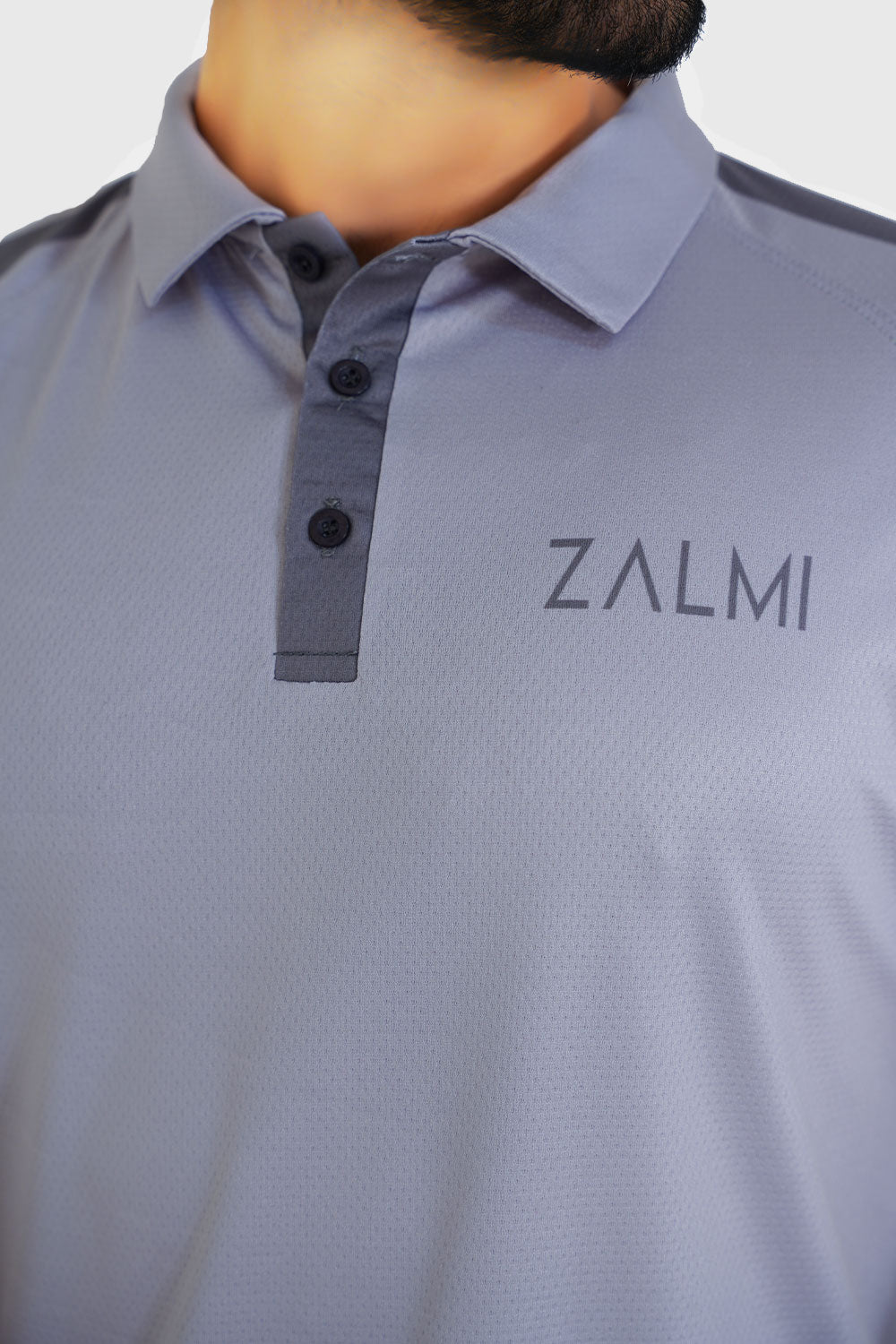 ZALMI Premium Polo Shirt Grey - Stylish & Comfortable Wear