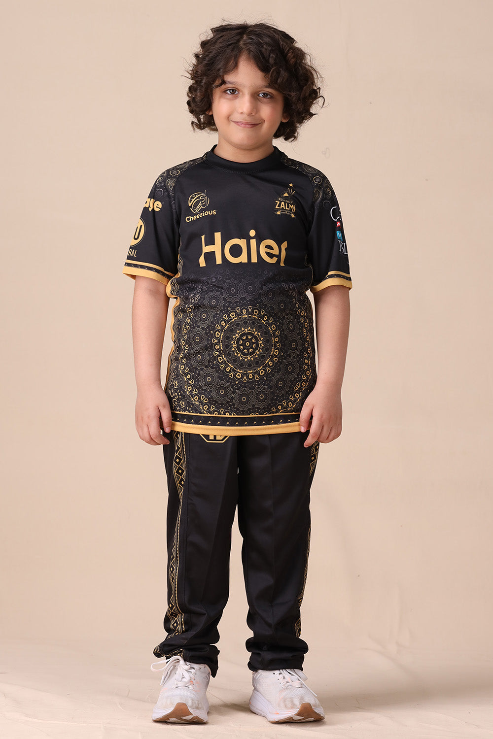 Peshawar Zalmi Official PSL X Customized Away Kit - Junior