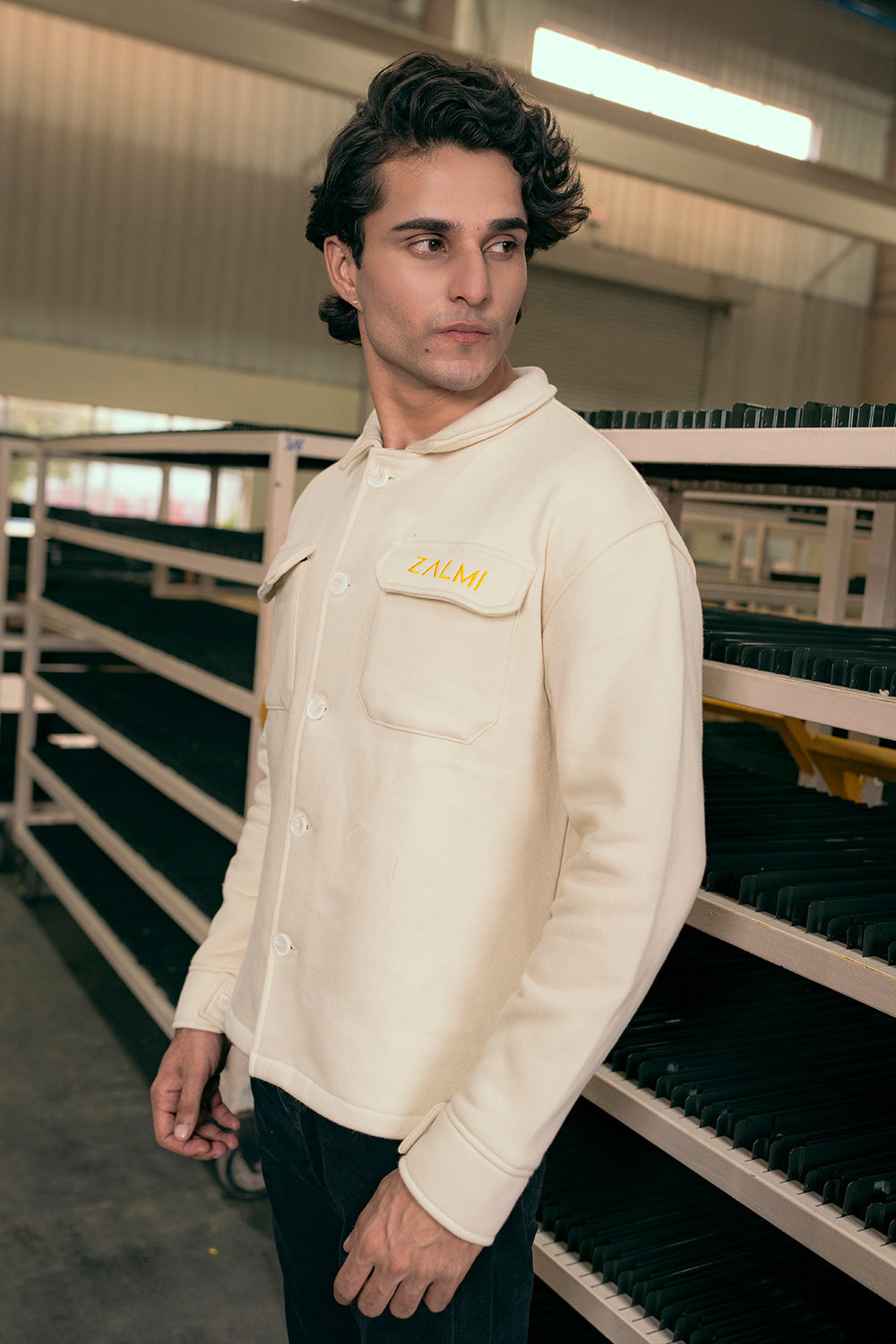 Zalmi Button Up Straight Jacket