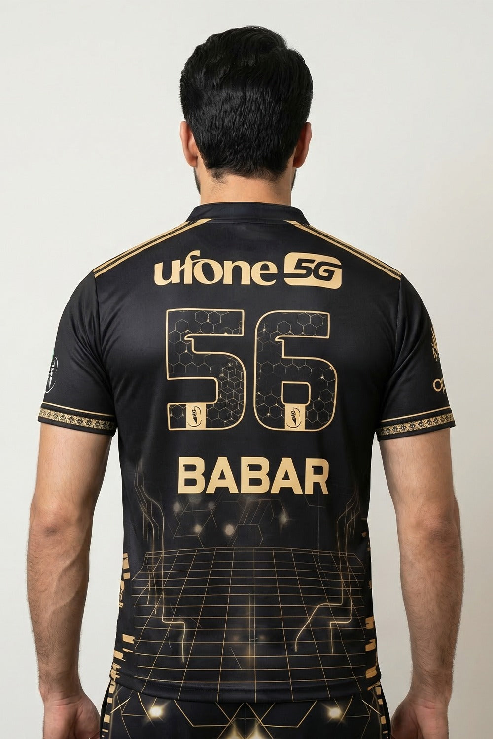 Peshawar Zalmi Official PSL XI Away Fan Jersey (Babar 56)
