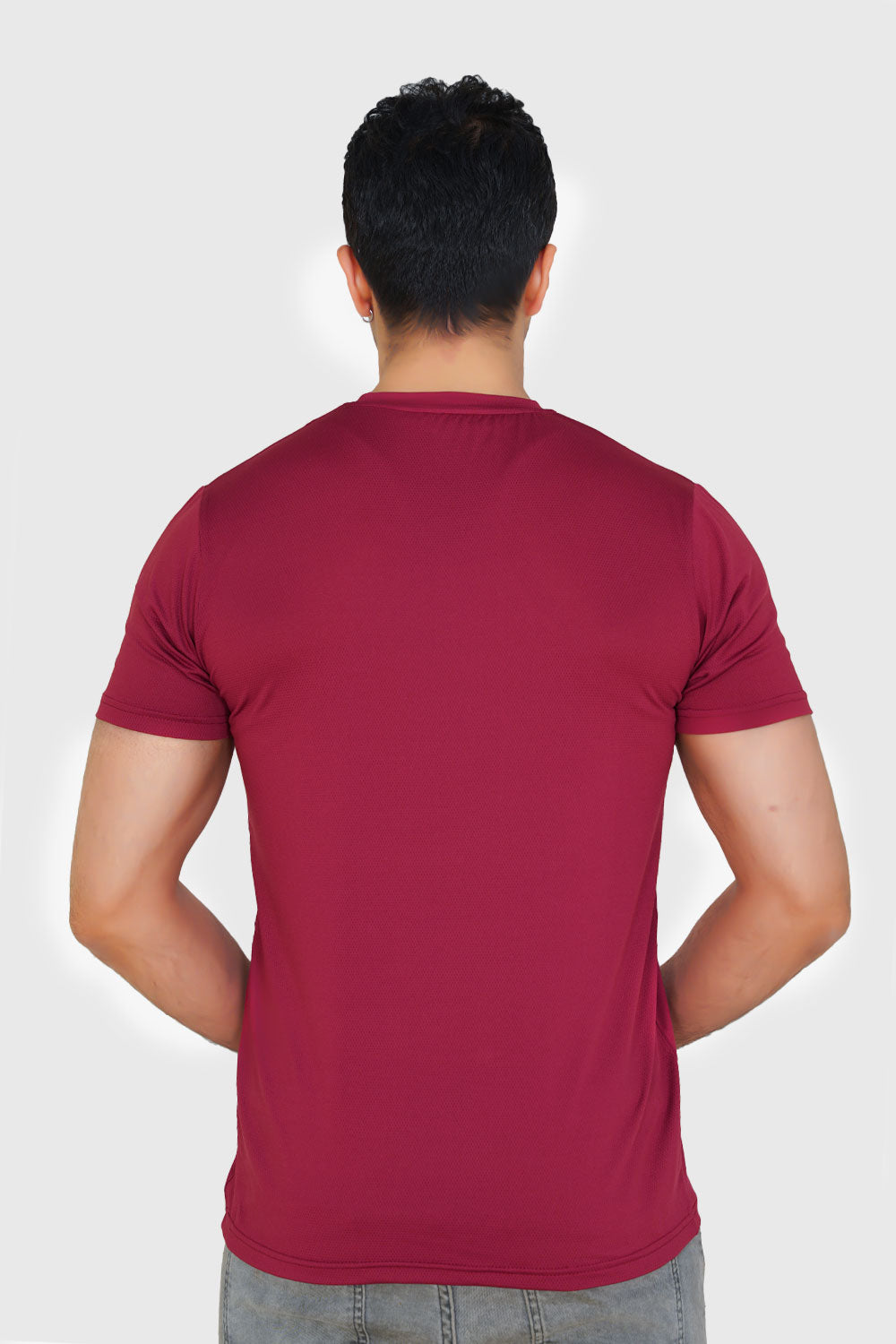 Zalmi Peak Performance Tee - Maroon for Ultimate Comfort