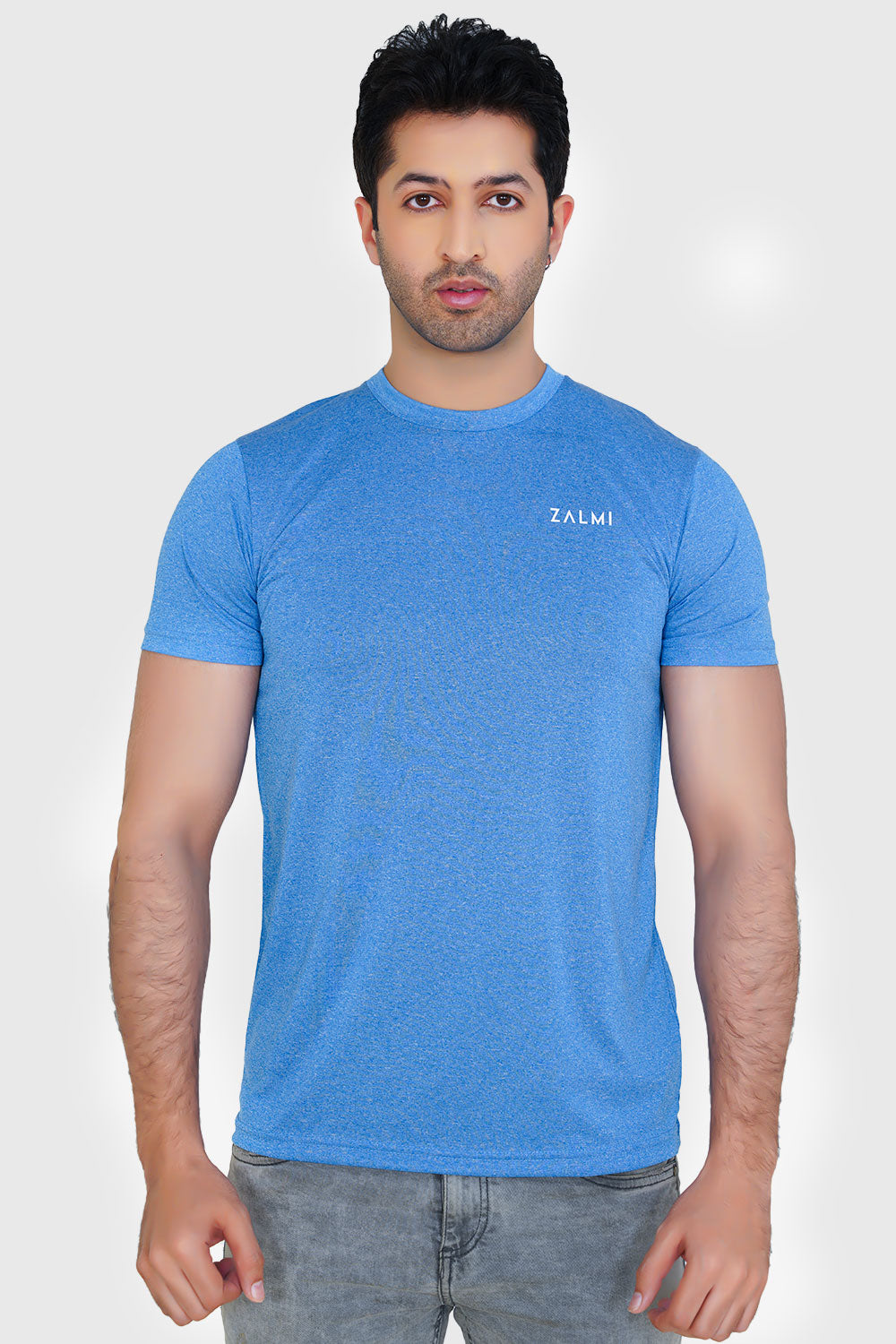 Zalmi Peak Performance Tee - Sky Blue for Ultimate Comfort