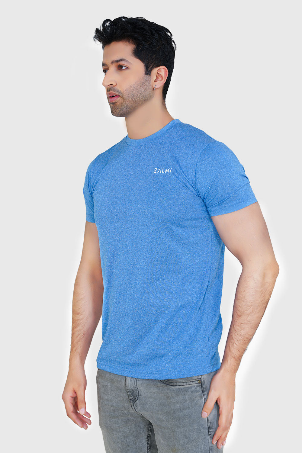 Zalmi Peak Performance Tee - Sky Blue for Ultimate Comfort