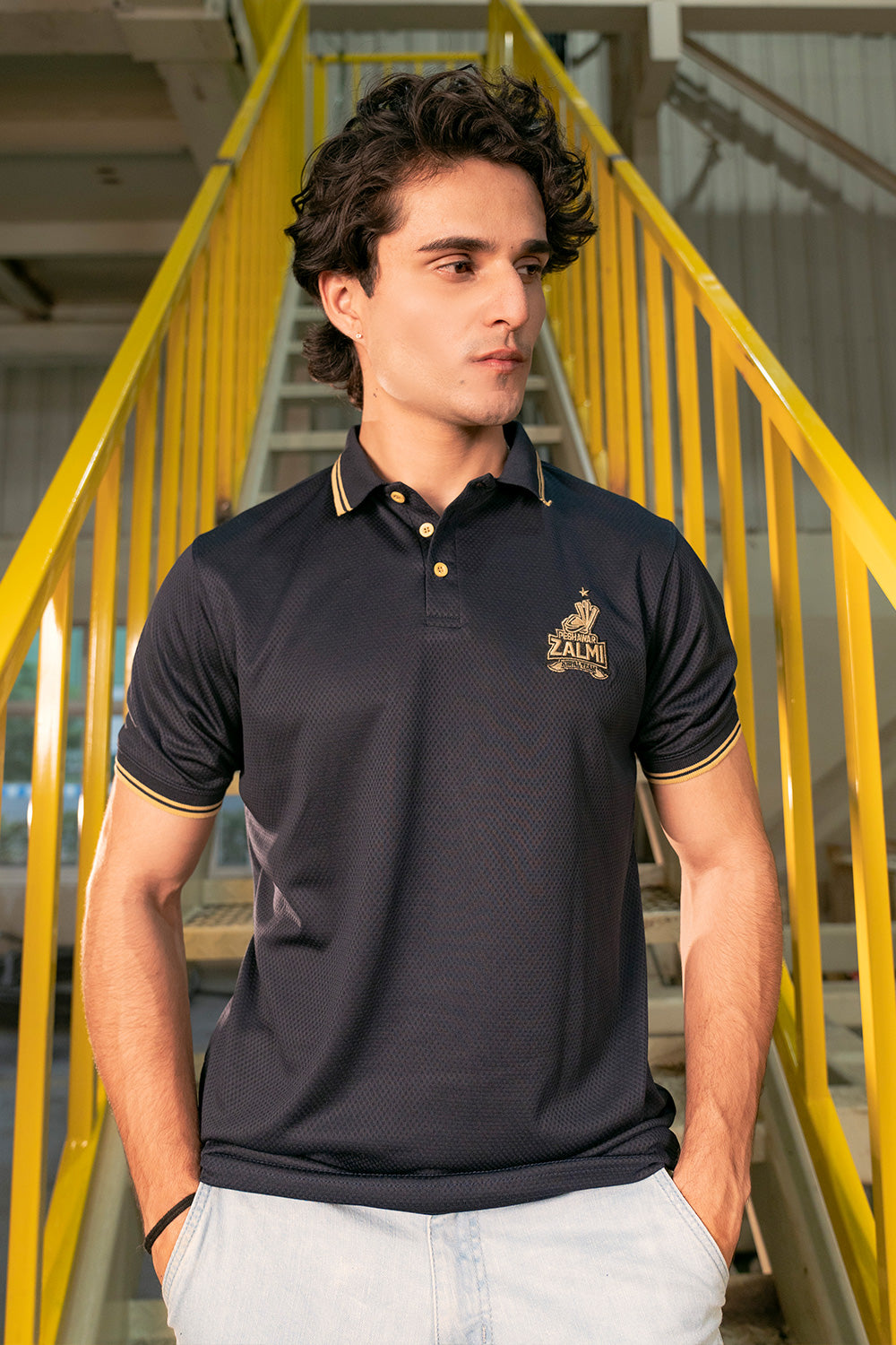 Zalmi Signature Active Polo (Navy)