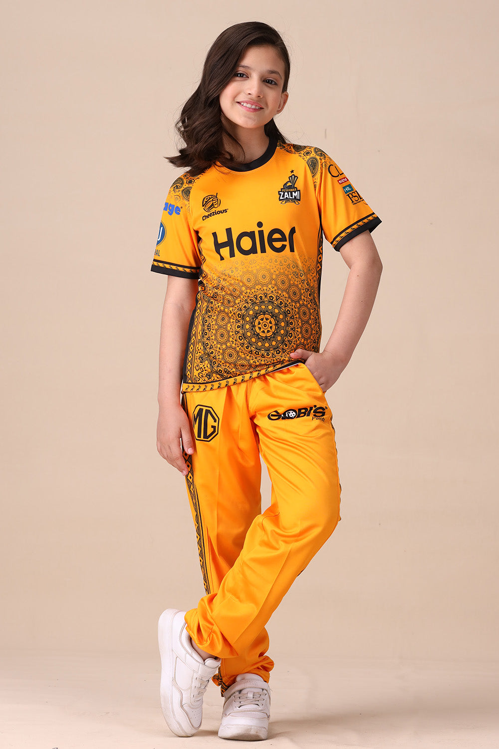 Peshawar Zalmi Official PSL X Customized Home Kit - Junior