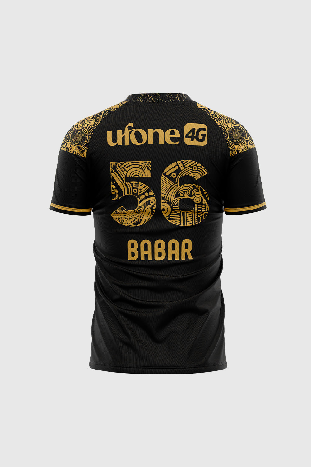 Peshawar Zalmi Official PSL 9 Away Premium Jersey (Babar 56 on back)