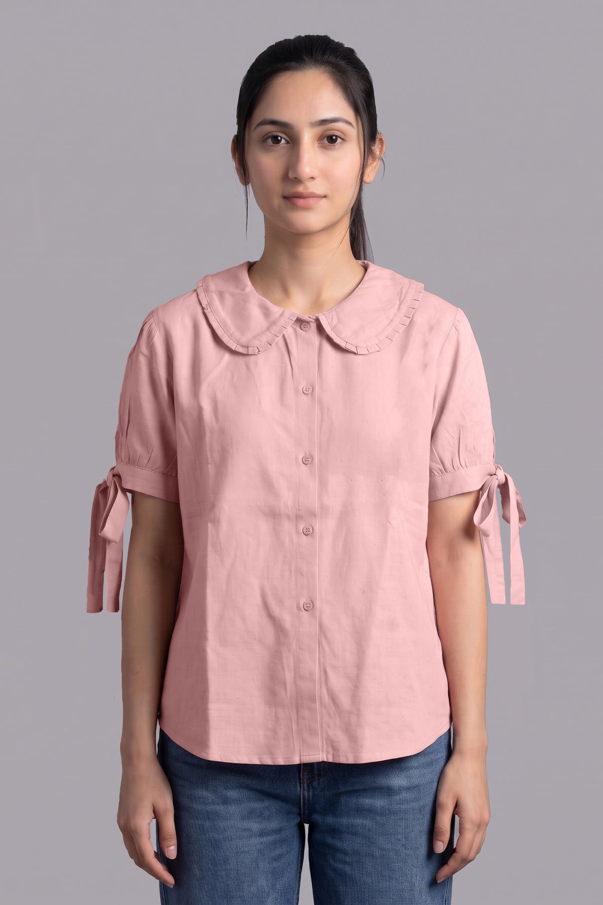 ZALMI BREEZE WOMEN’S PETER PAN COLLAR SHIRT