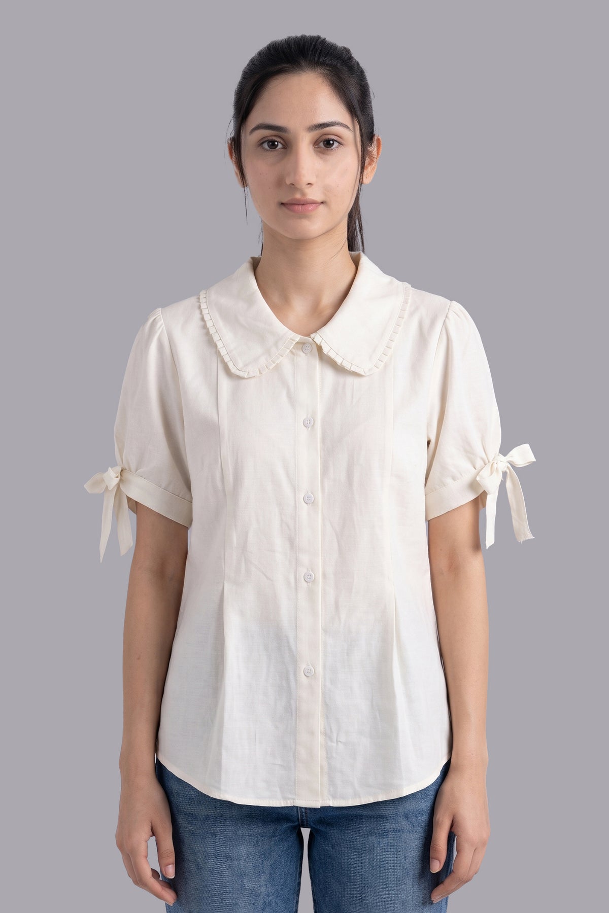 ZALMI BREEZE WOMEN’S PETER PAN COLLAR SHIRT