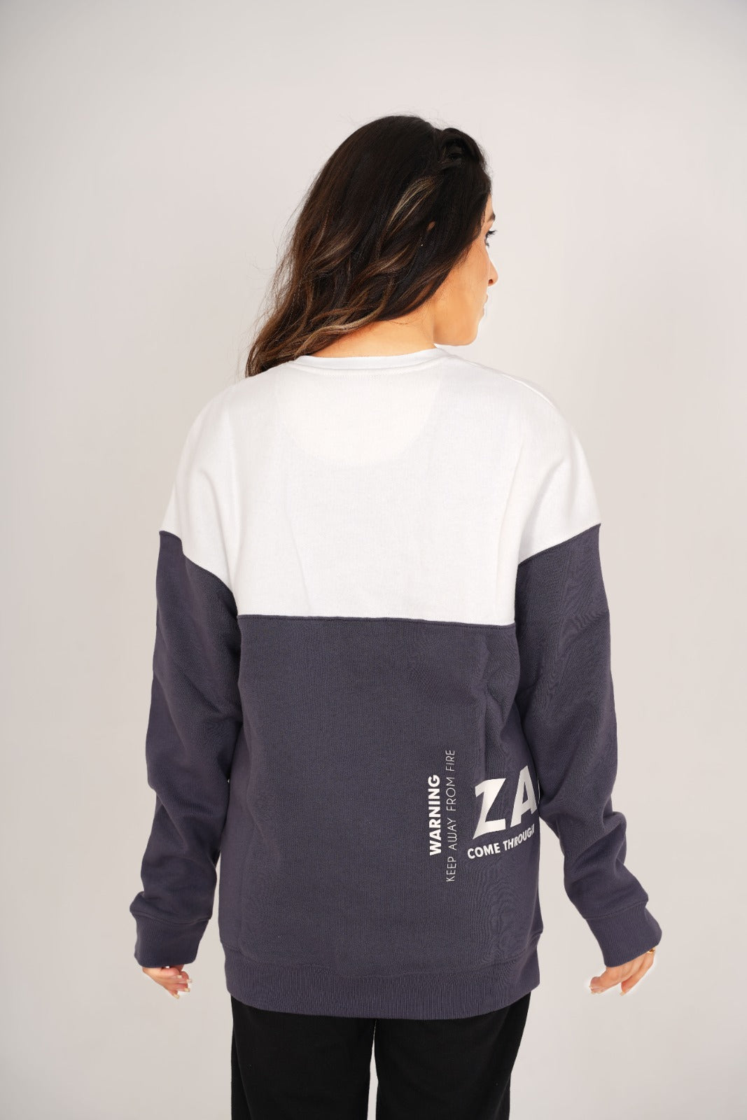 Zalmi Women Contrast Sweatshirt