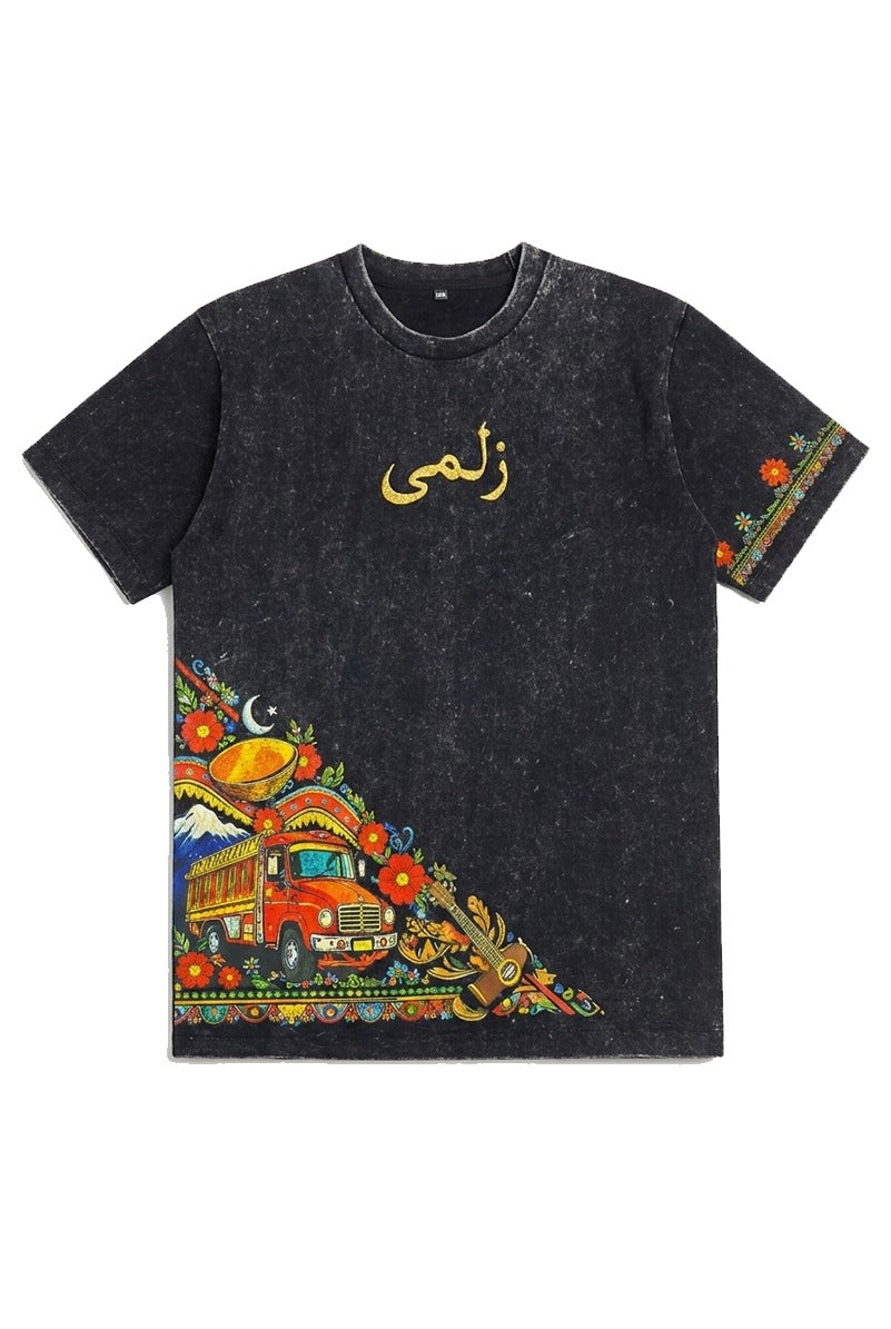 Zalmi Heritage T Shirt - Tribute To Peshawar Culture