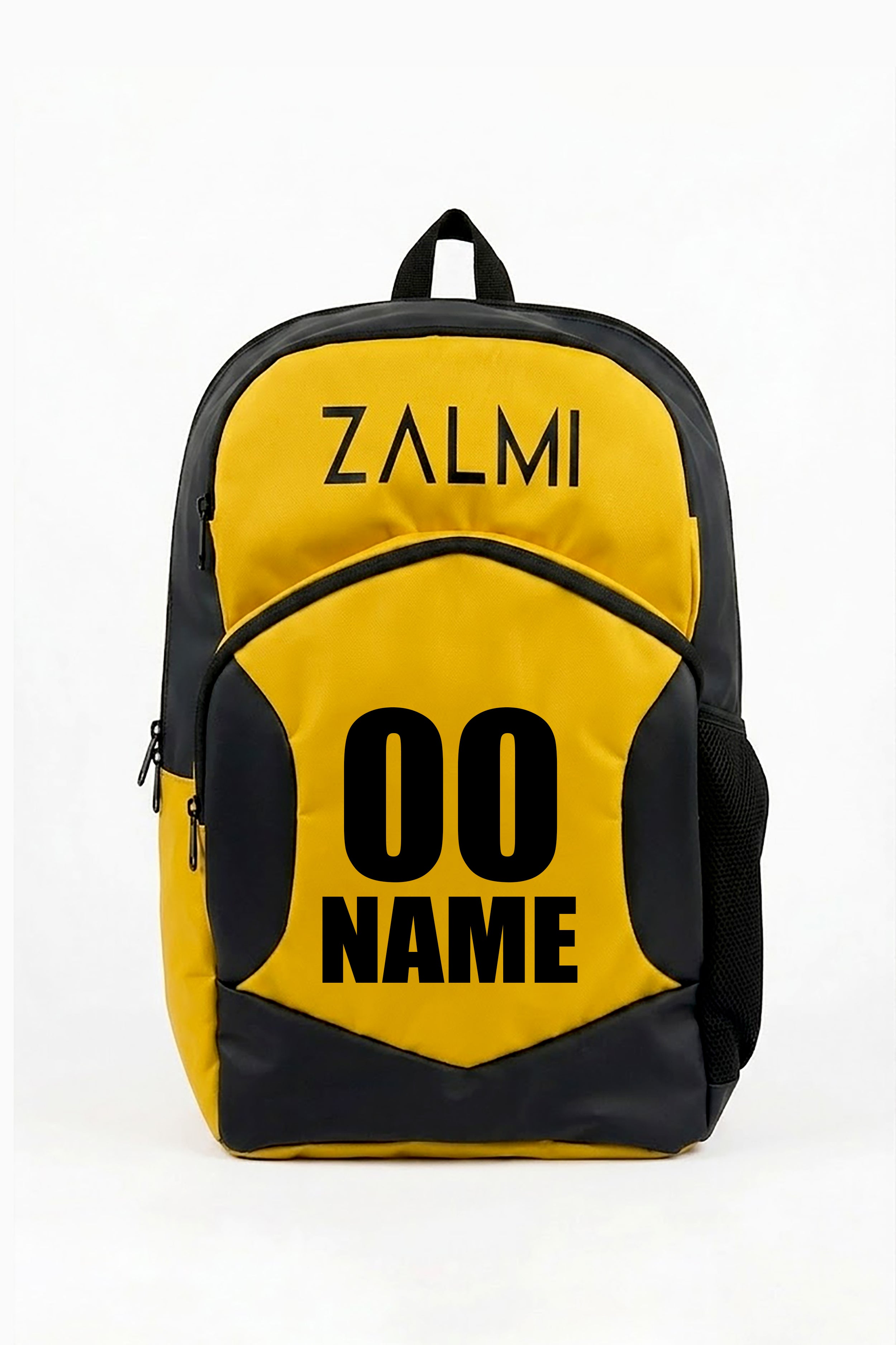Zalmi Elite Customized Laptop Backpack - Yellow & Black Edition