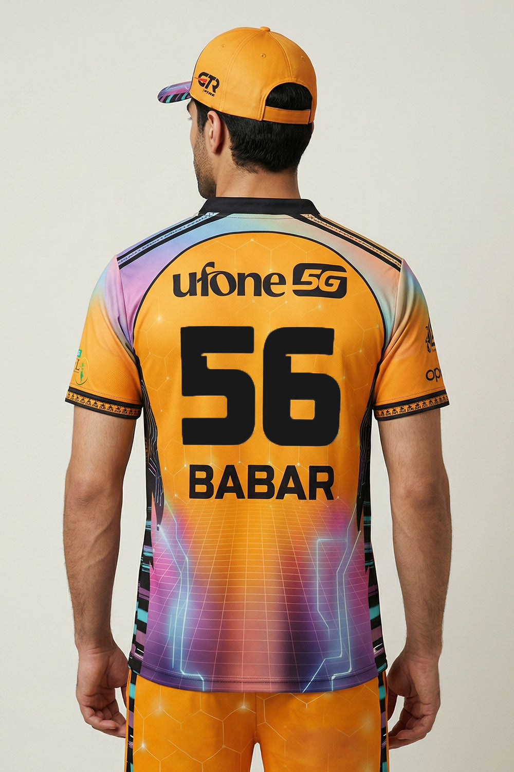 Peshawar Zalmi Official PSL XI Home Fan Jersey (Babar 56)