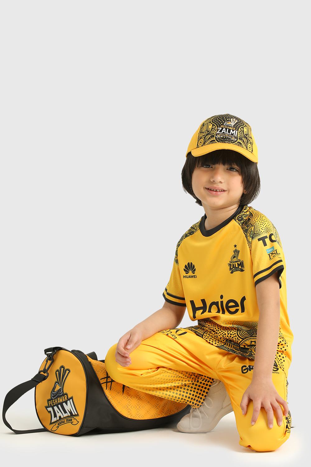 Peshawar Zalmi PSL 9 Juniors Home Kit (Shirt & Trouser)