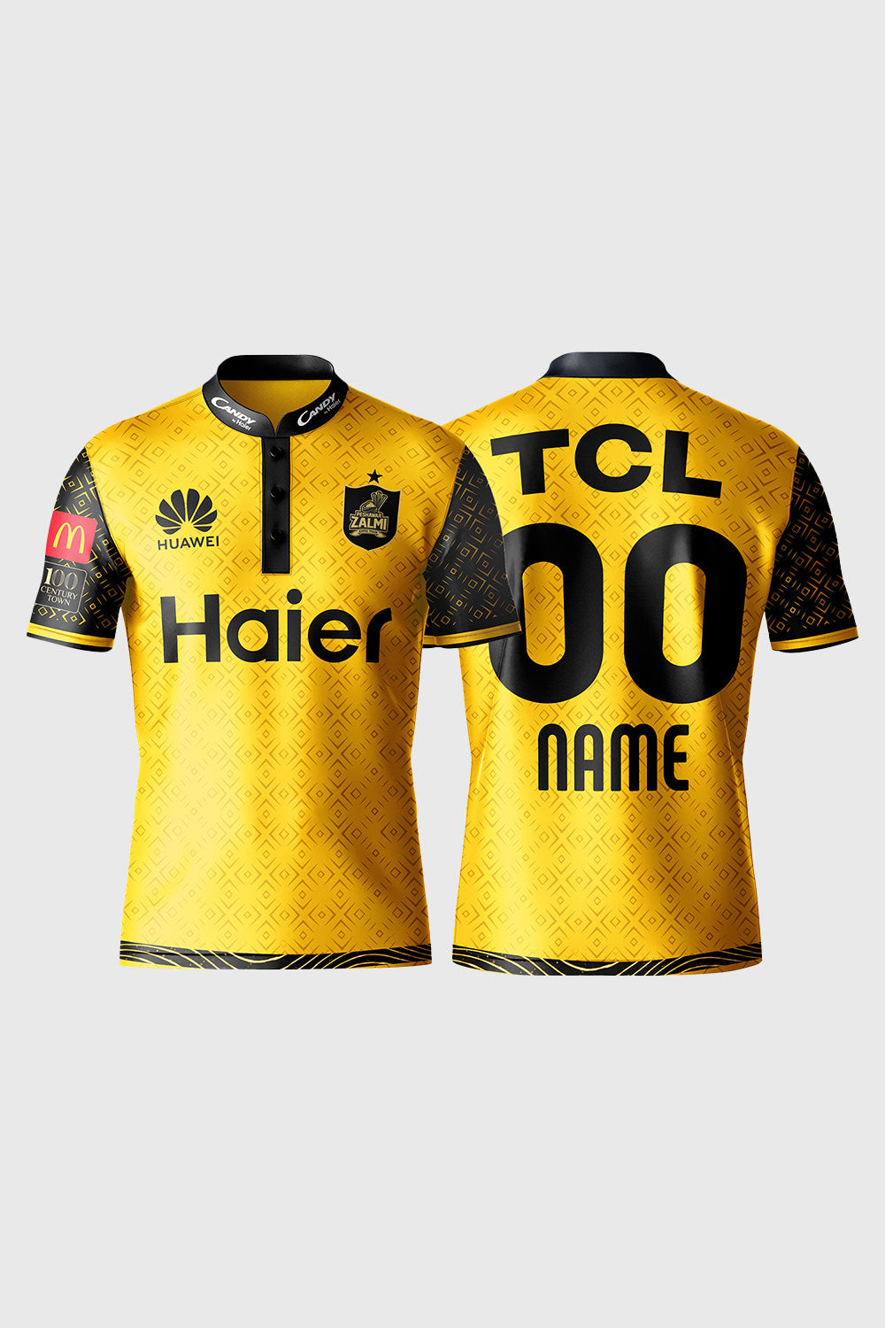 Customized Official PSL 8 Premium Match Day's Playing Jersey | Zalmi Official Kit by Zalmi Store