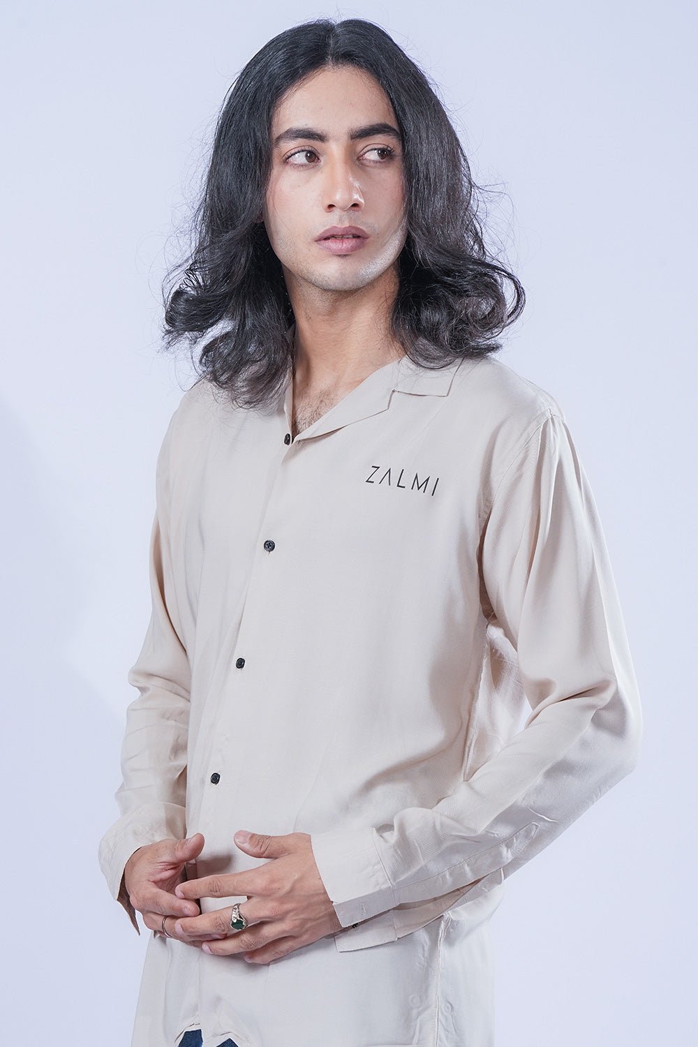Beige Basic - Hawaiian Shirt for Cool Summer Style