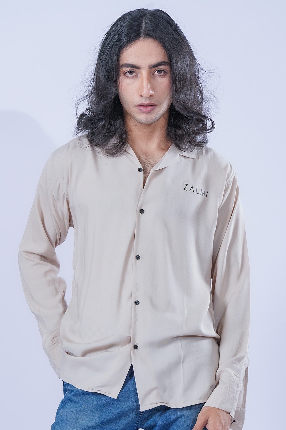 Beige Basic - Hawaiian Shirt for Cool Summer Style
