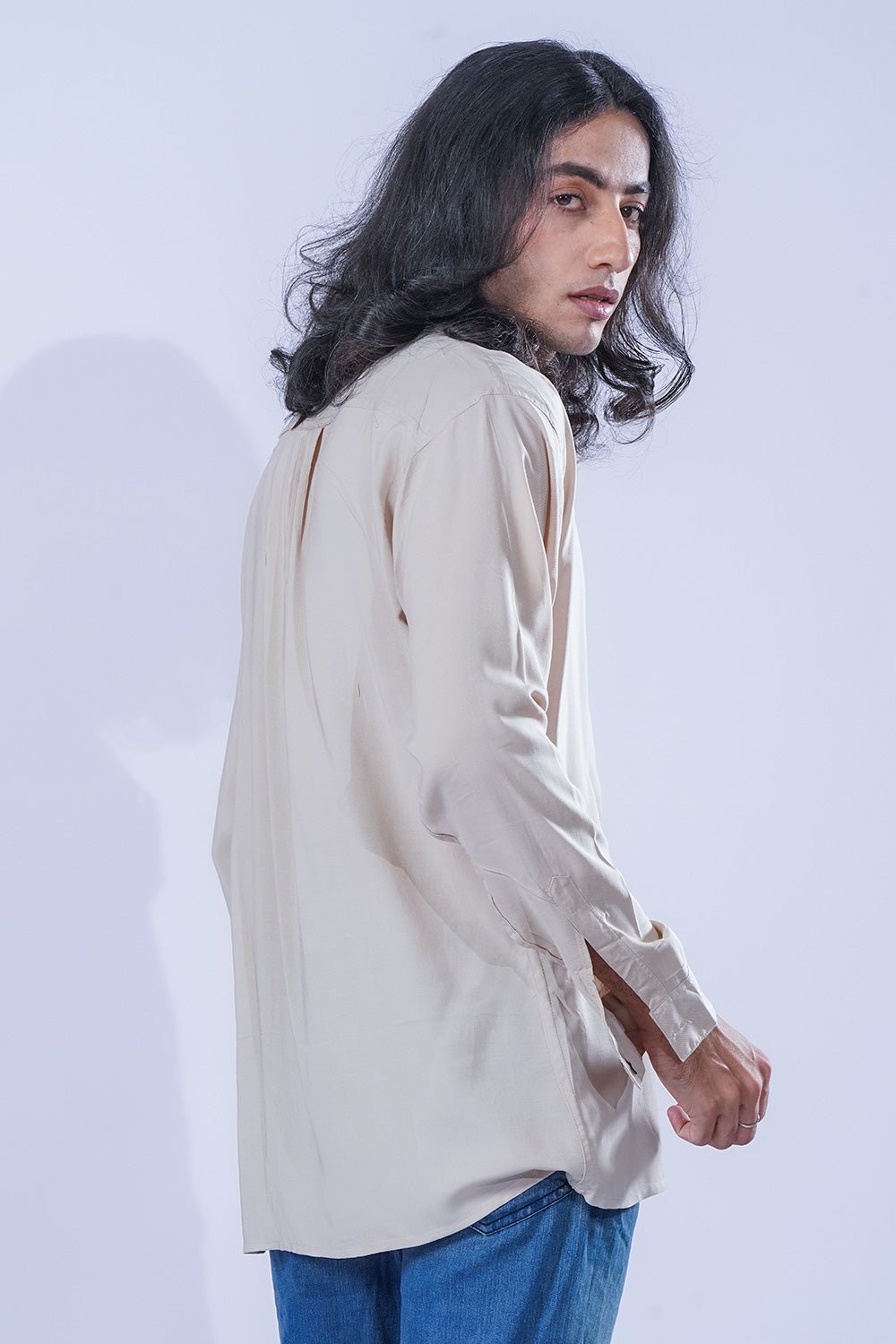 Beige Basic - Hawaiian Shirt for Cool Summer Style