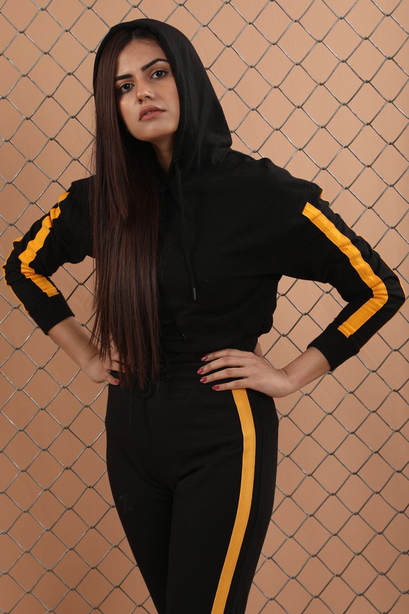 Cropped Pullover Hoodie