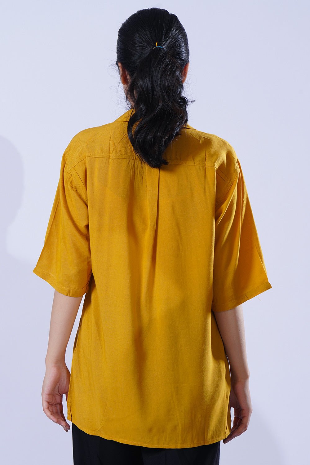Mustard Printed - Hawaiian Shirt for Summer Style