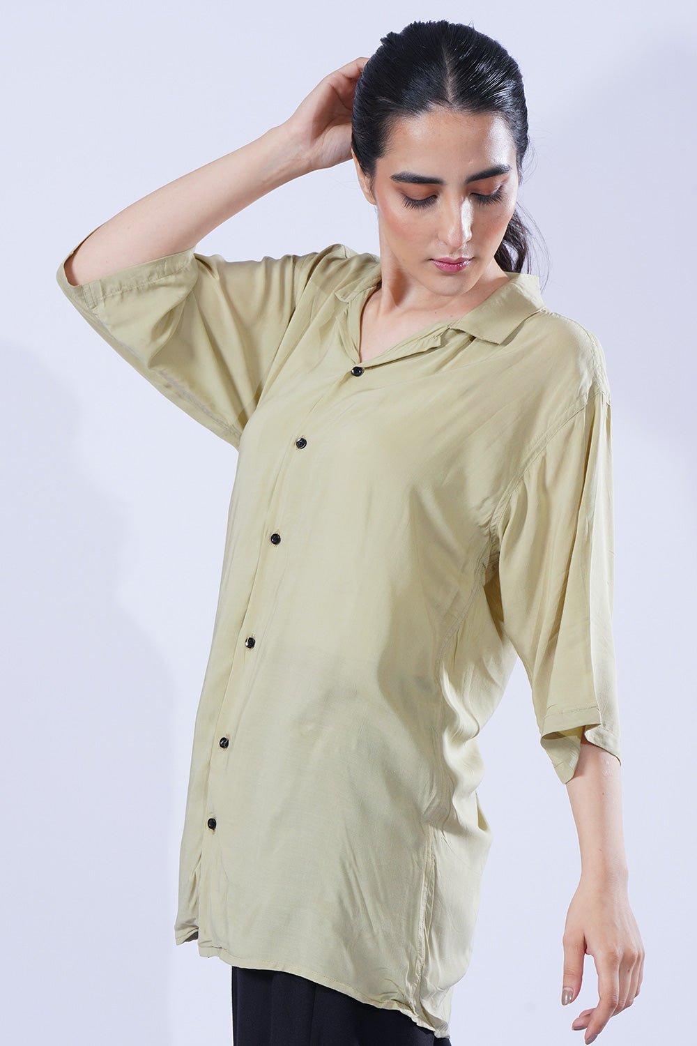 Pistachio Printed - Hawaiian Shirt for Hot Summer Days