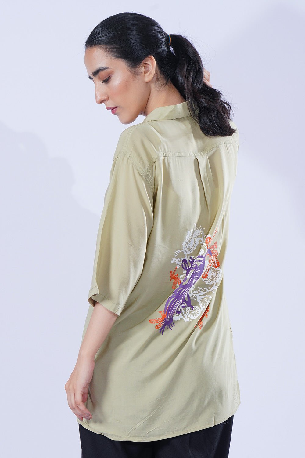 Pistachio Printed - Hawaiian Shirt for Hot Summer Days