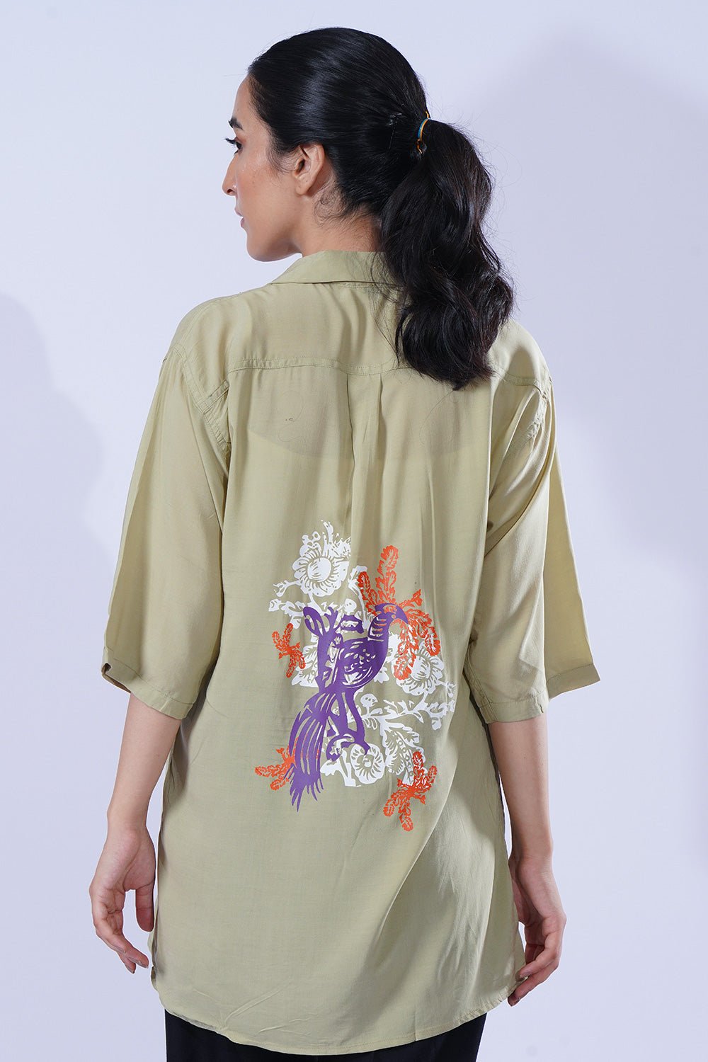 Pistachio Printed - Hawaiian Shirt for Hot Summer Days