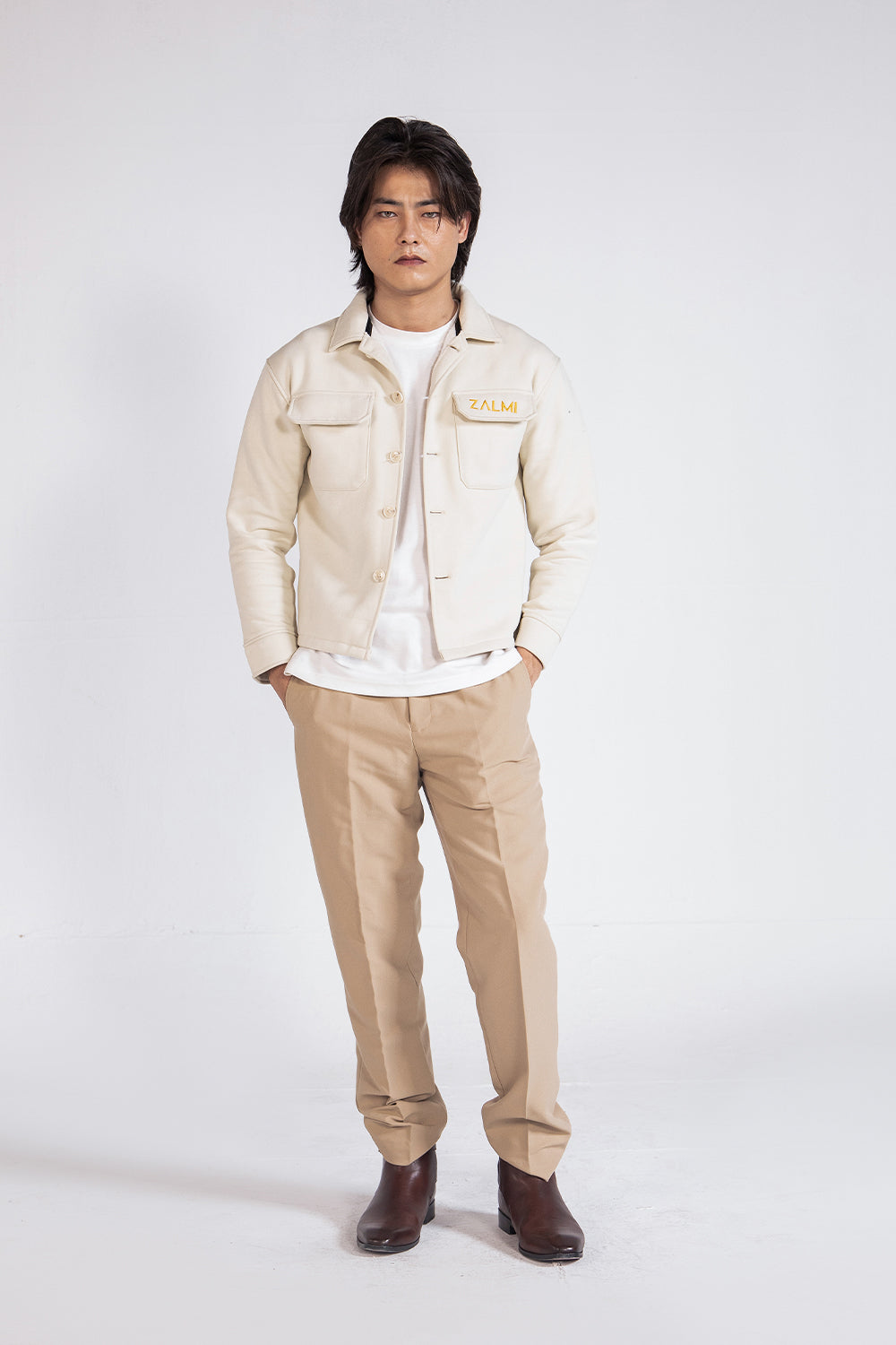 Zalmi Button Up Straight Jacket