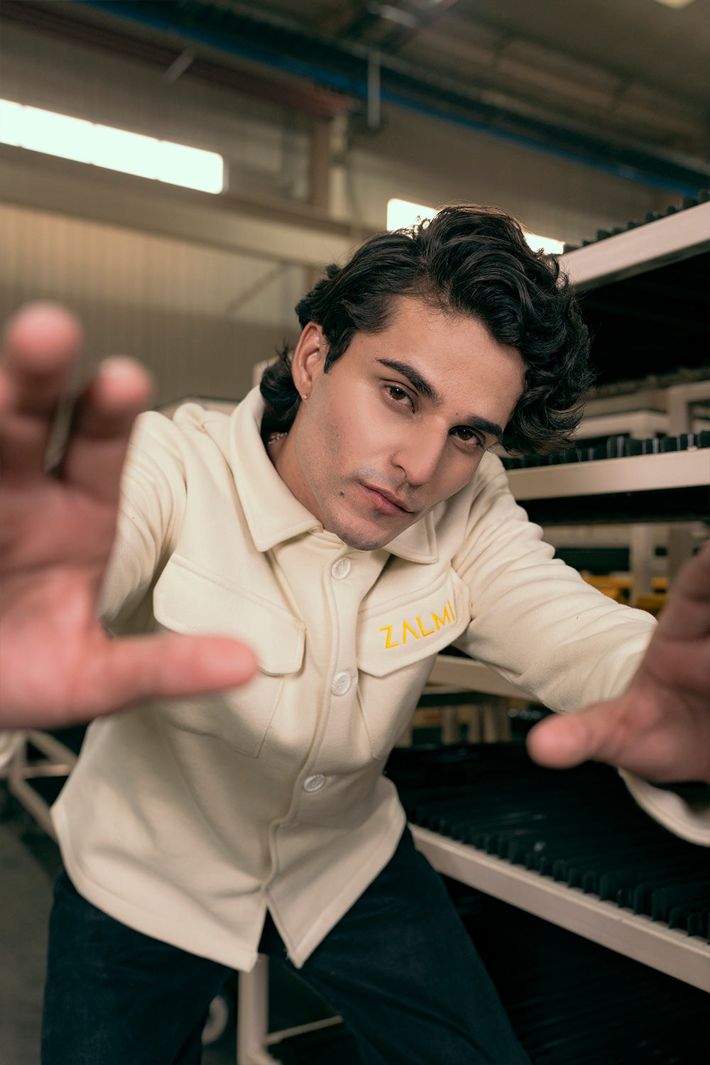 Zalmi Button Up Straight Jacket