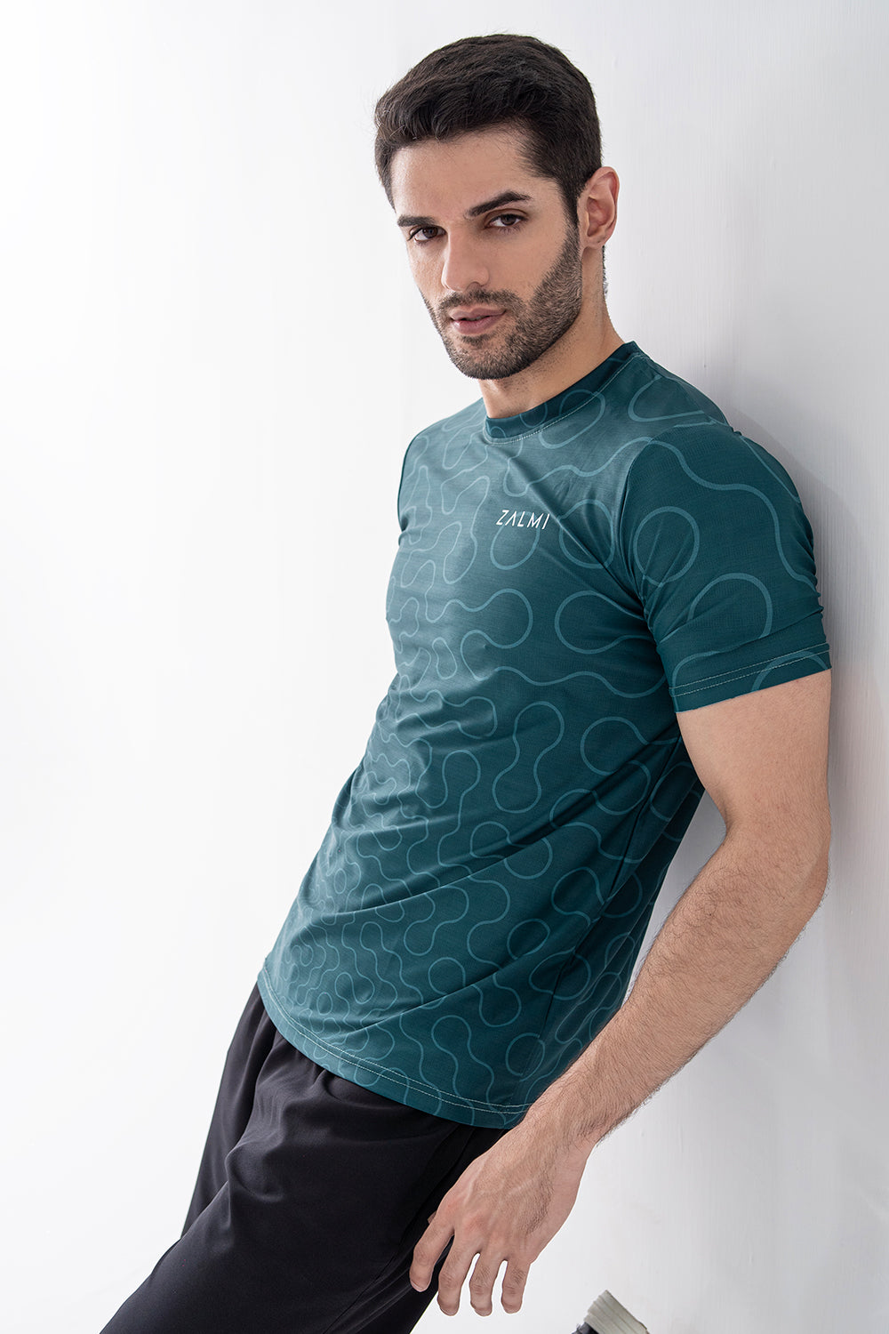 Zalmi Wave Active T-Shirt for Stylish Workouts