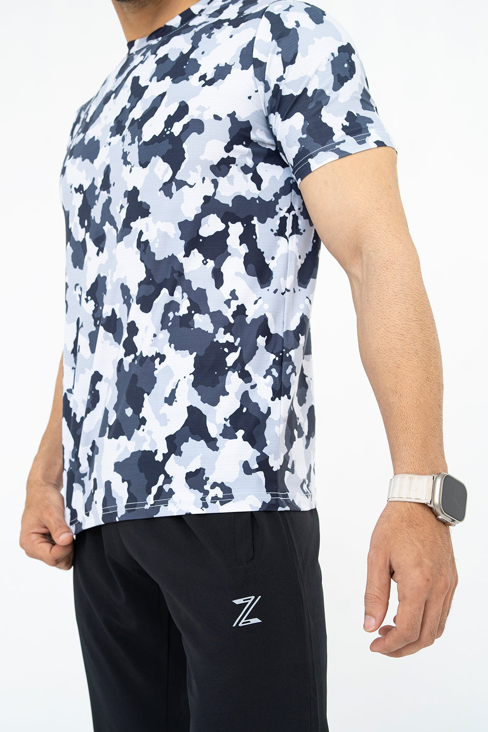 Zalmi Urban Camo T-Shirt for Stylish Workout Performance