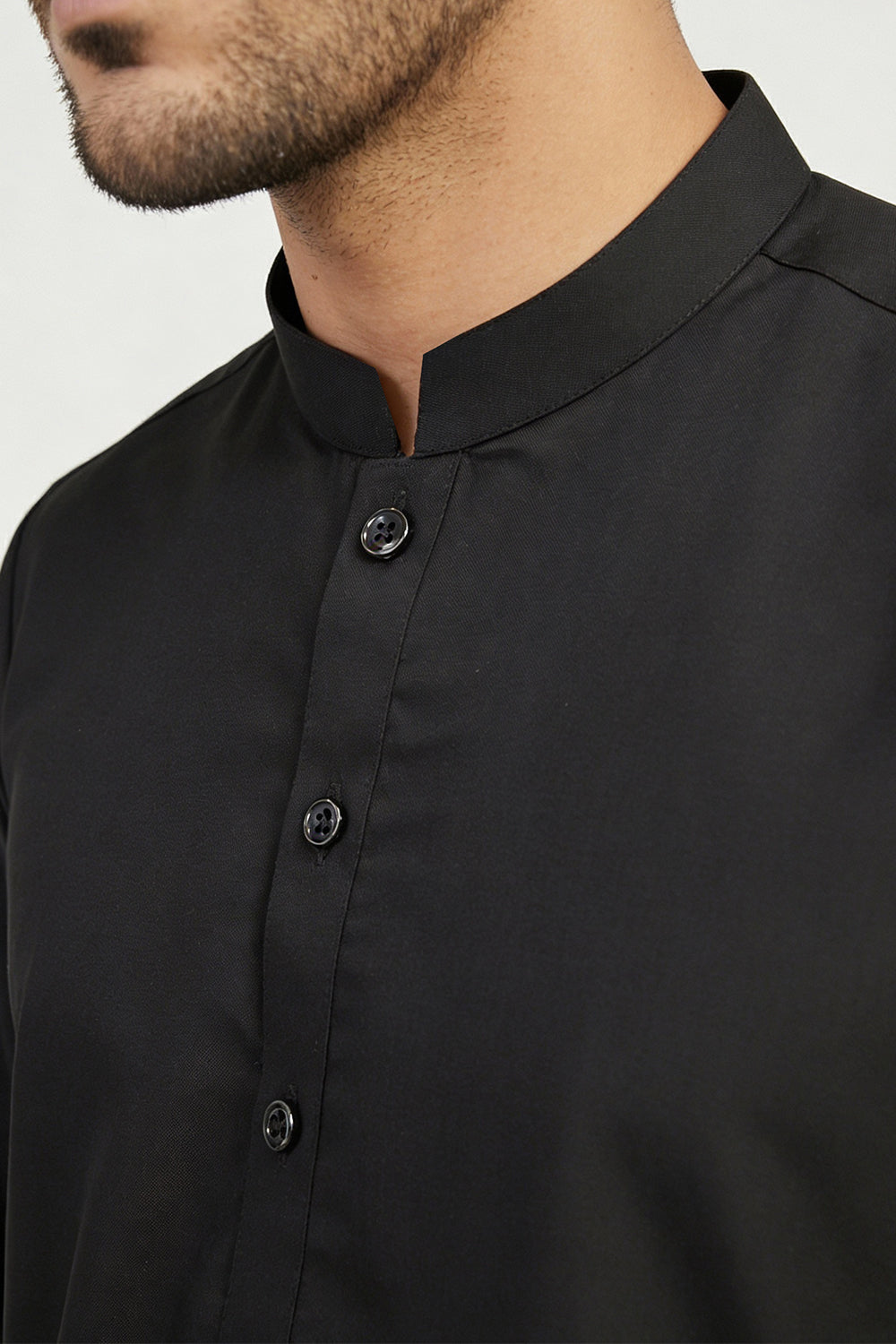 BB-005 Black Shalwar Kameez Wash n Wear - Ban