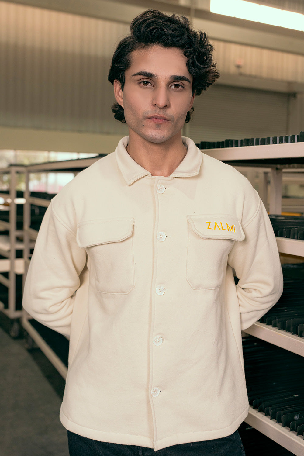 Zalmi Button Up Straight Jacket