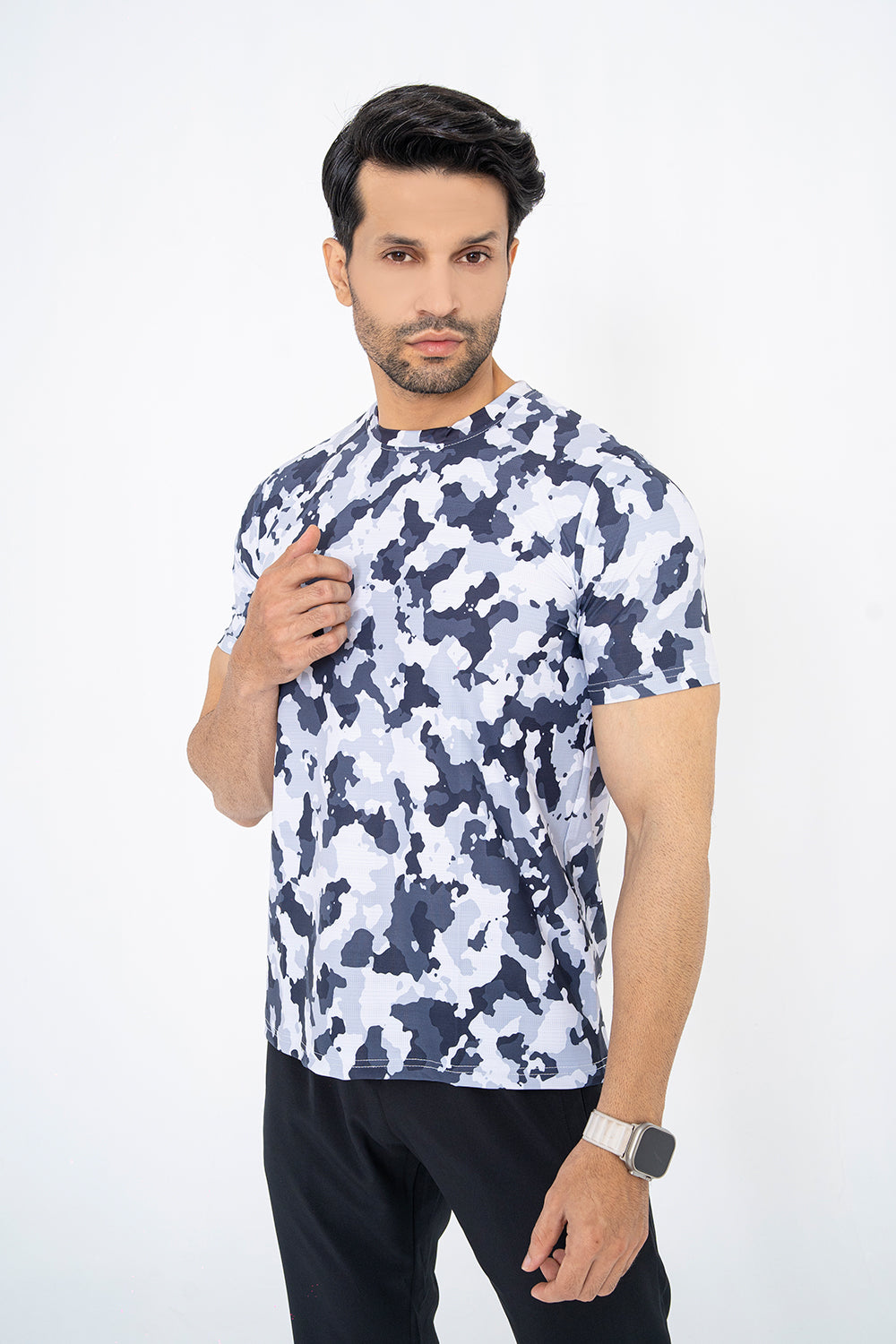 Zalmi Urban Camo T-Shirt for Stylish Workout Performance