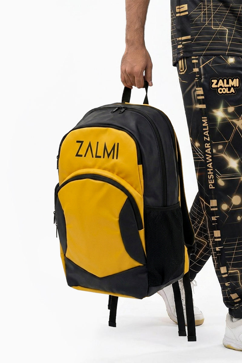 Zalmi Elite Laptop Backpack - Yellow & Black Edition