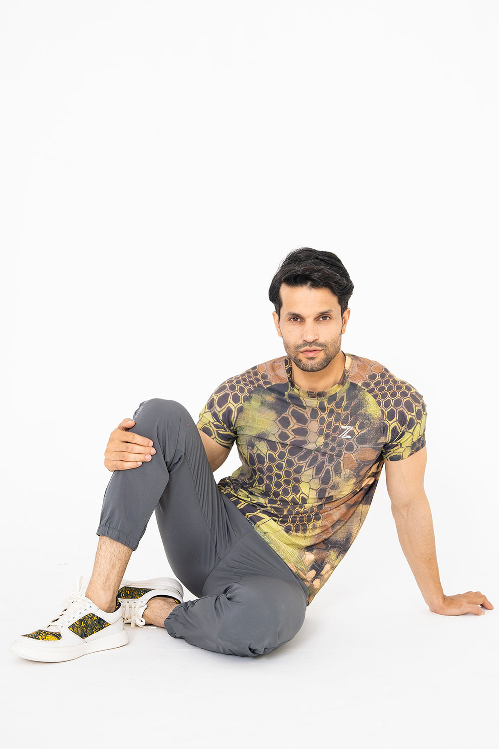 Zalmi Jungle Hex T-Shirt for Ultimate Workout Performance