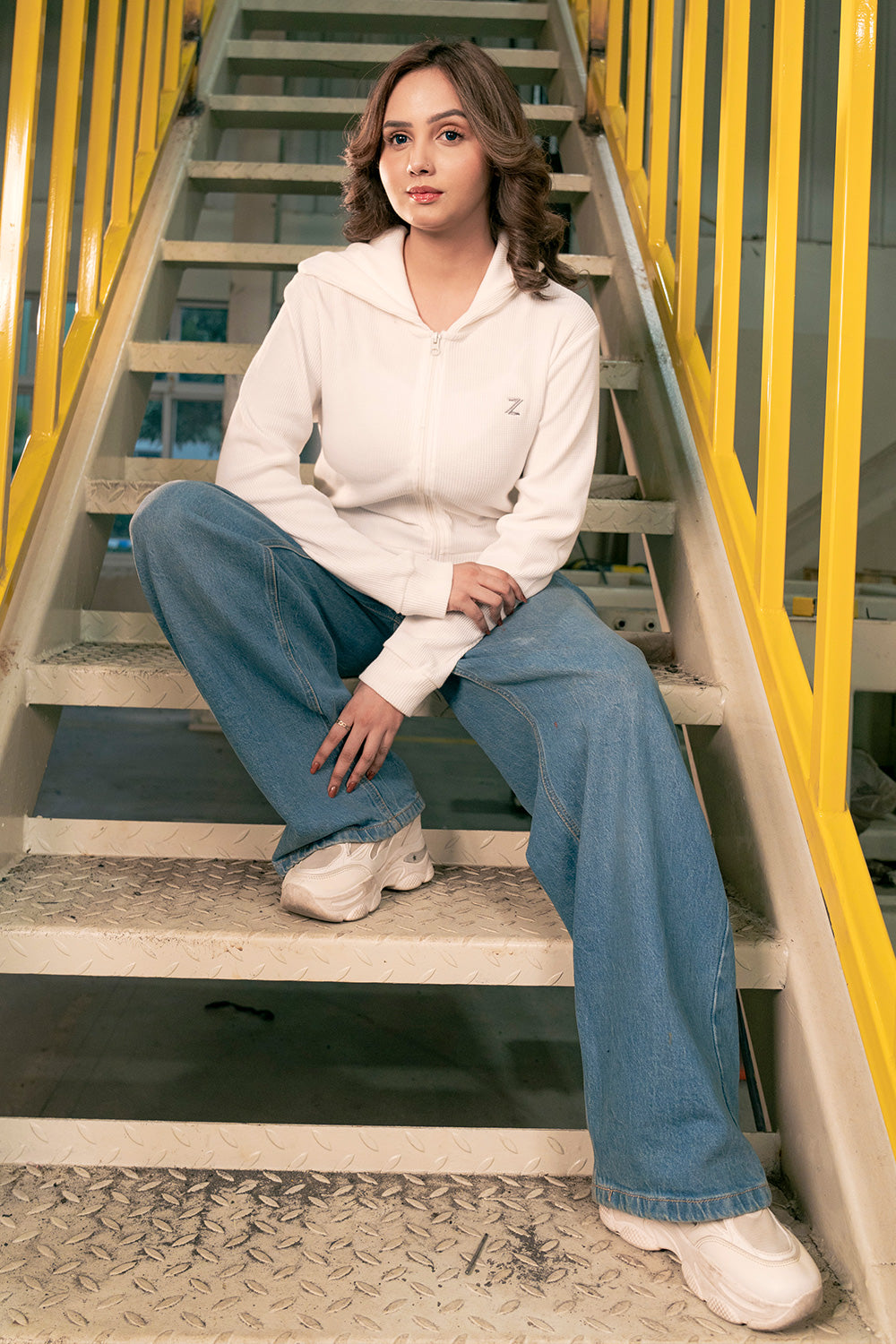 Zalmi Waffle Zip Hoodie