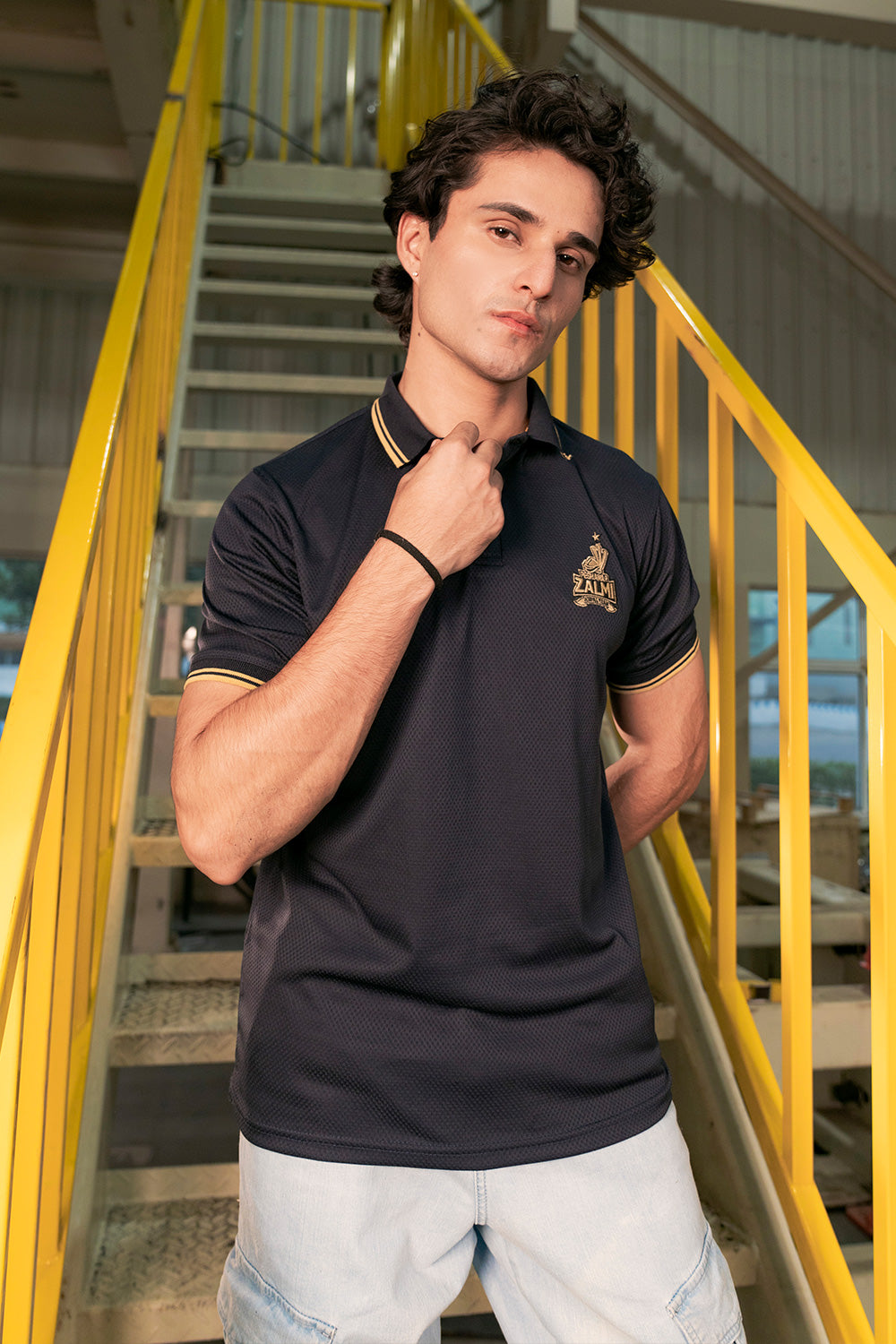 Zalmi Signature Active Polo (Navy)