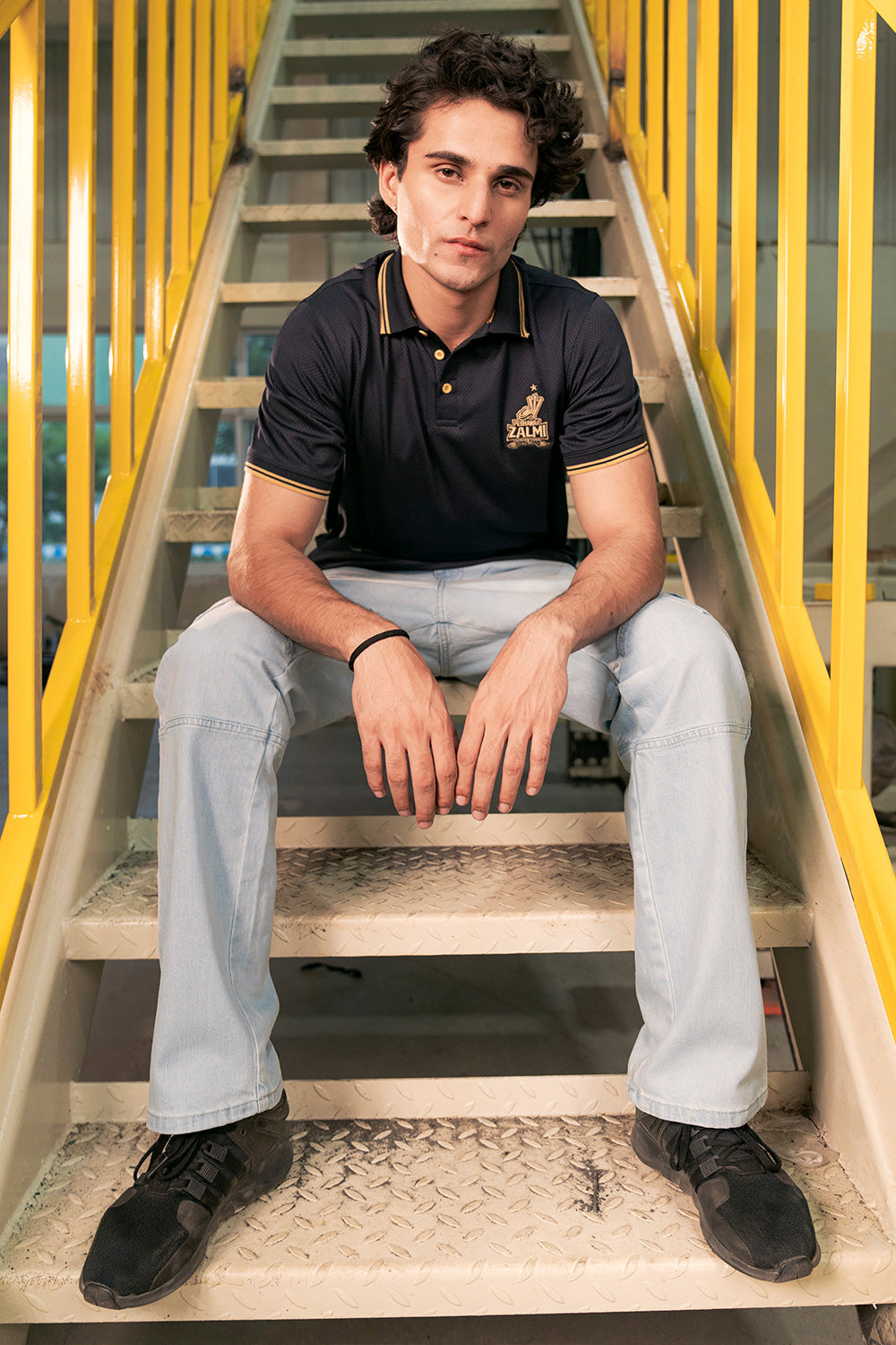 Zalmi Signature Active Polo (Navy)