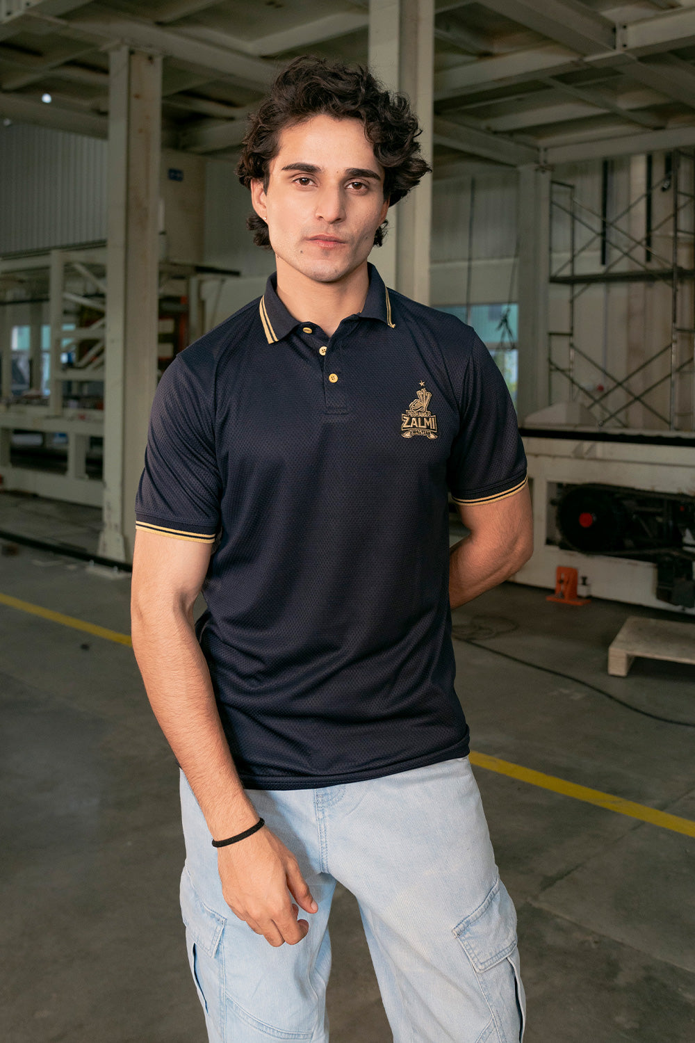 Zalmi Signature Active Polo (Navy)