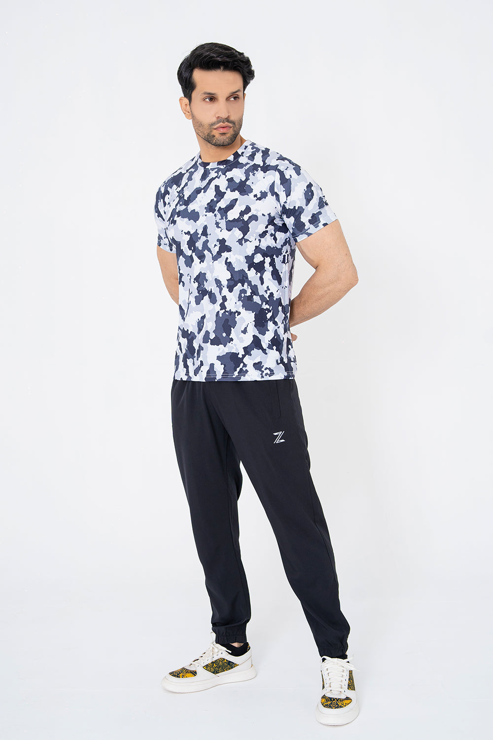 Zalmi Urban Camo T-Shirt for Stylish Workout Performance