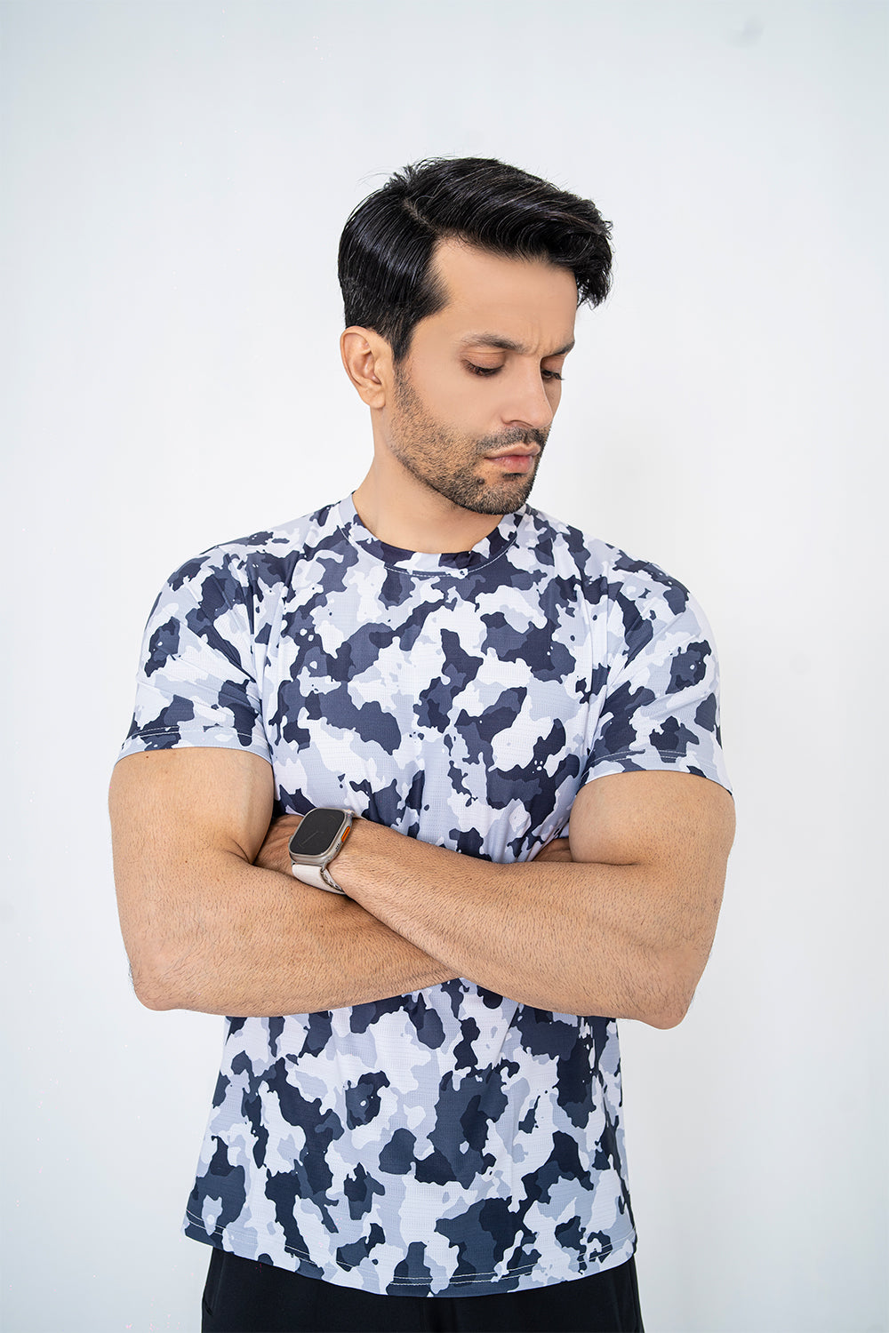 Zalmi Urban Camo T-Shirt for Stylish Workout Performance