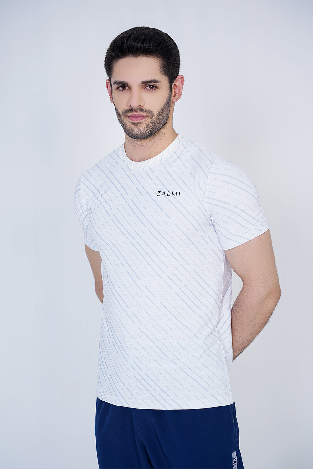 Zalmi Stripe T-Shirt: Comfort & Style in One Tee