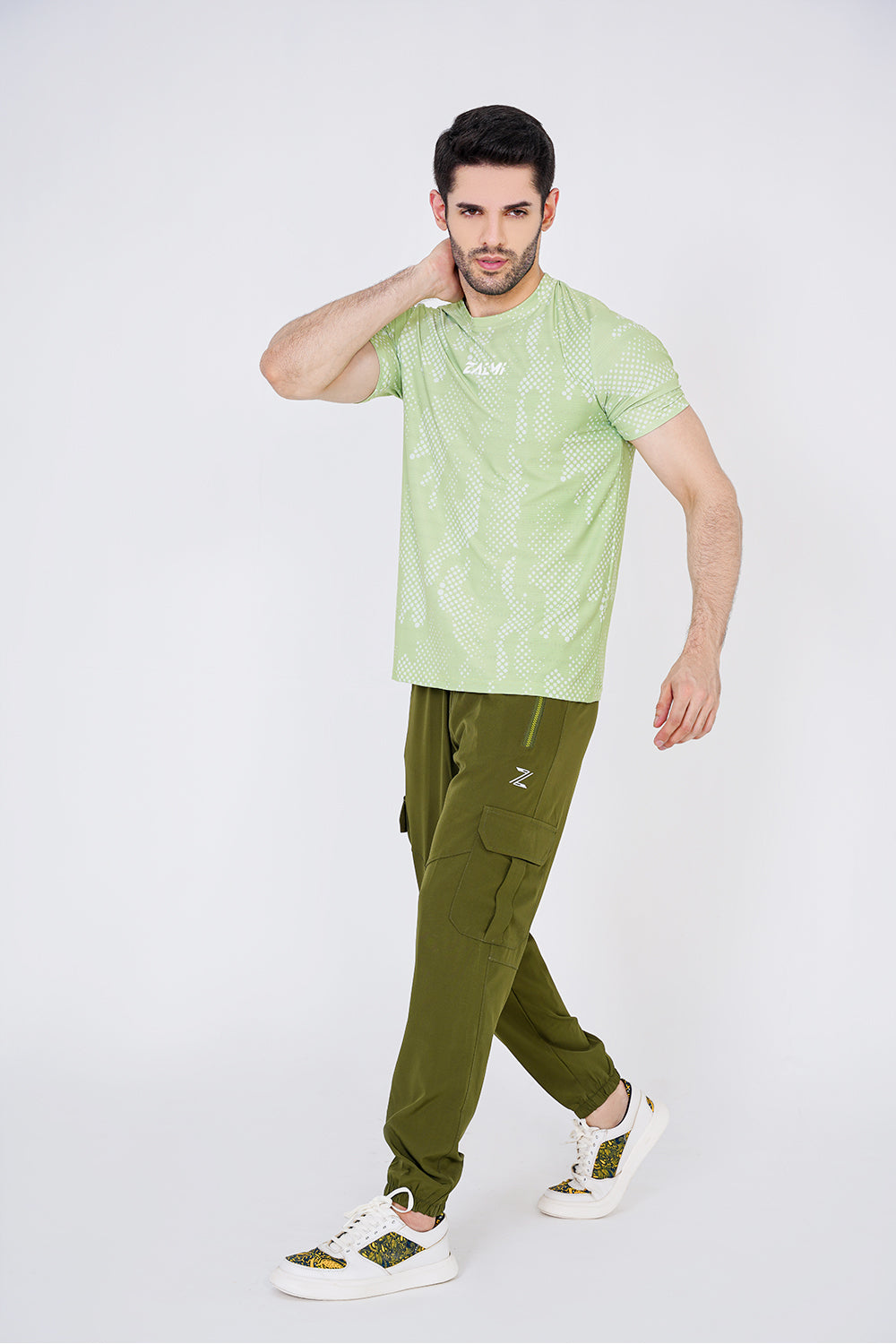 Zalmi Hex Camo - Stylish & Functional Gym T-Shirt