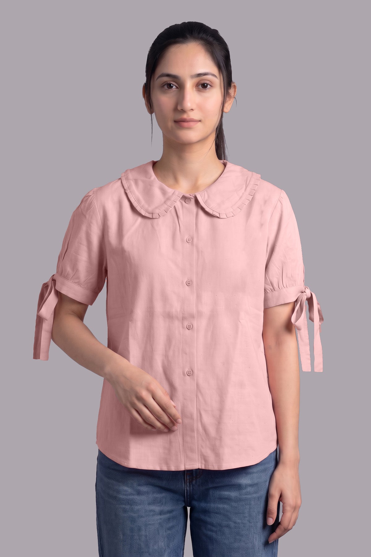 ZALMI BREEZE WOMEN’S PETER PAN COLLAR SHIRT