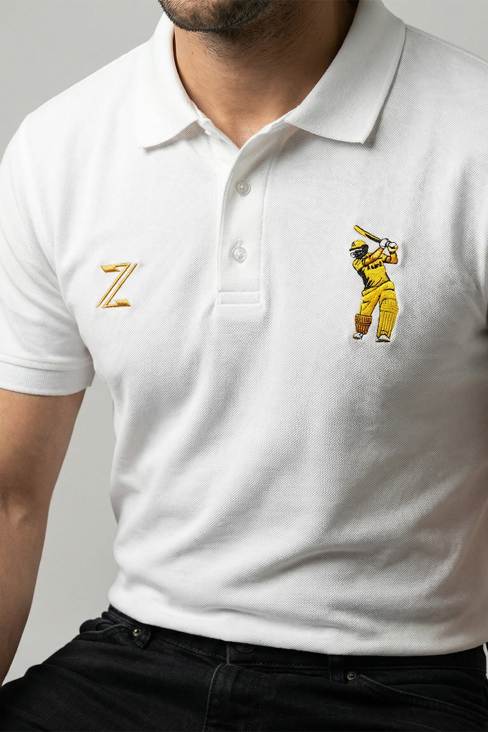 FITTED Knitted Polo – Premium Cotton Knit