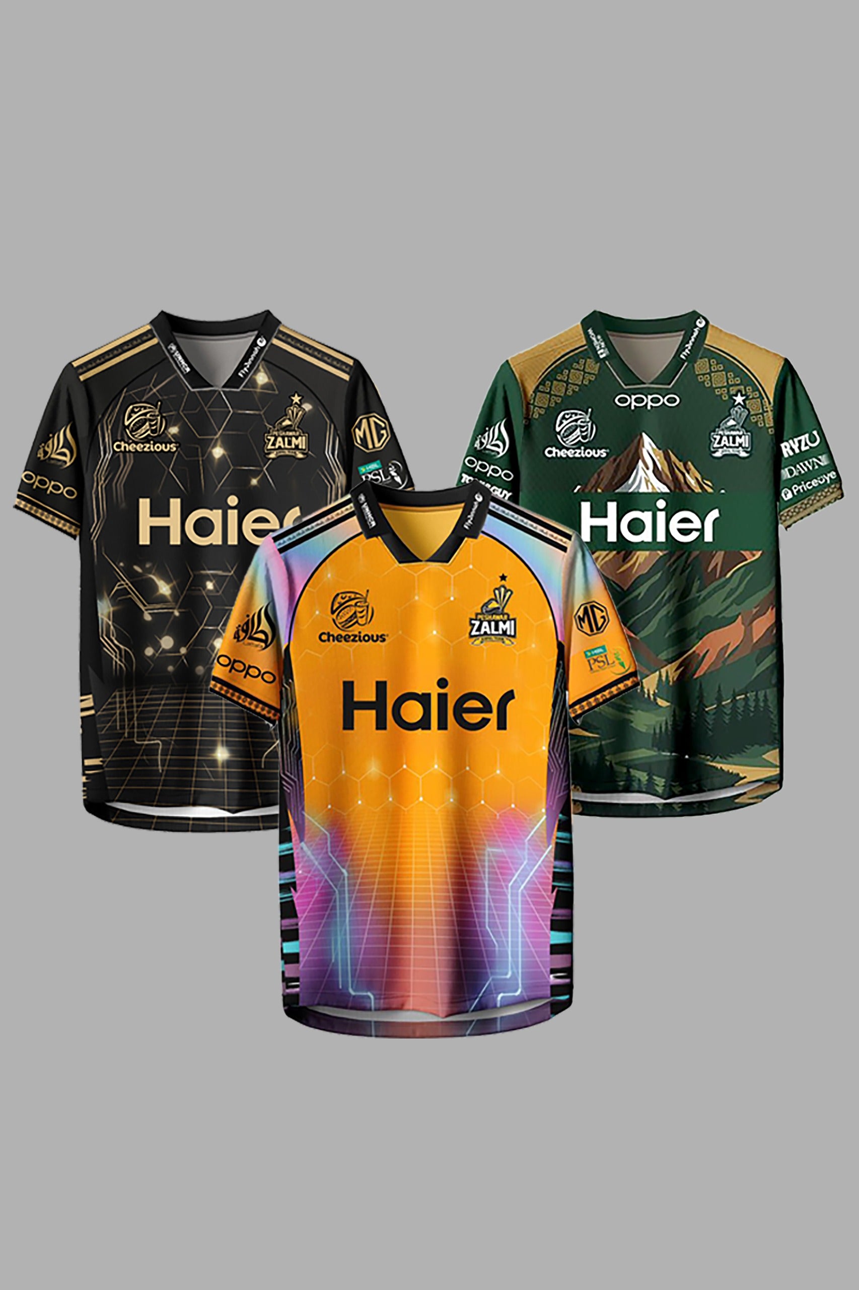 PSL XI Official Fan All 3 Jerseys Combo 9
